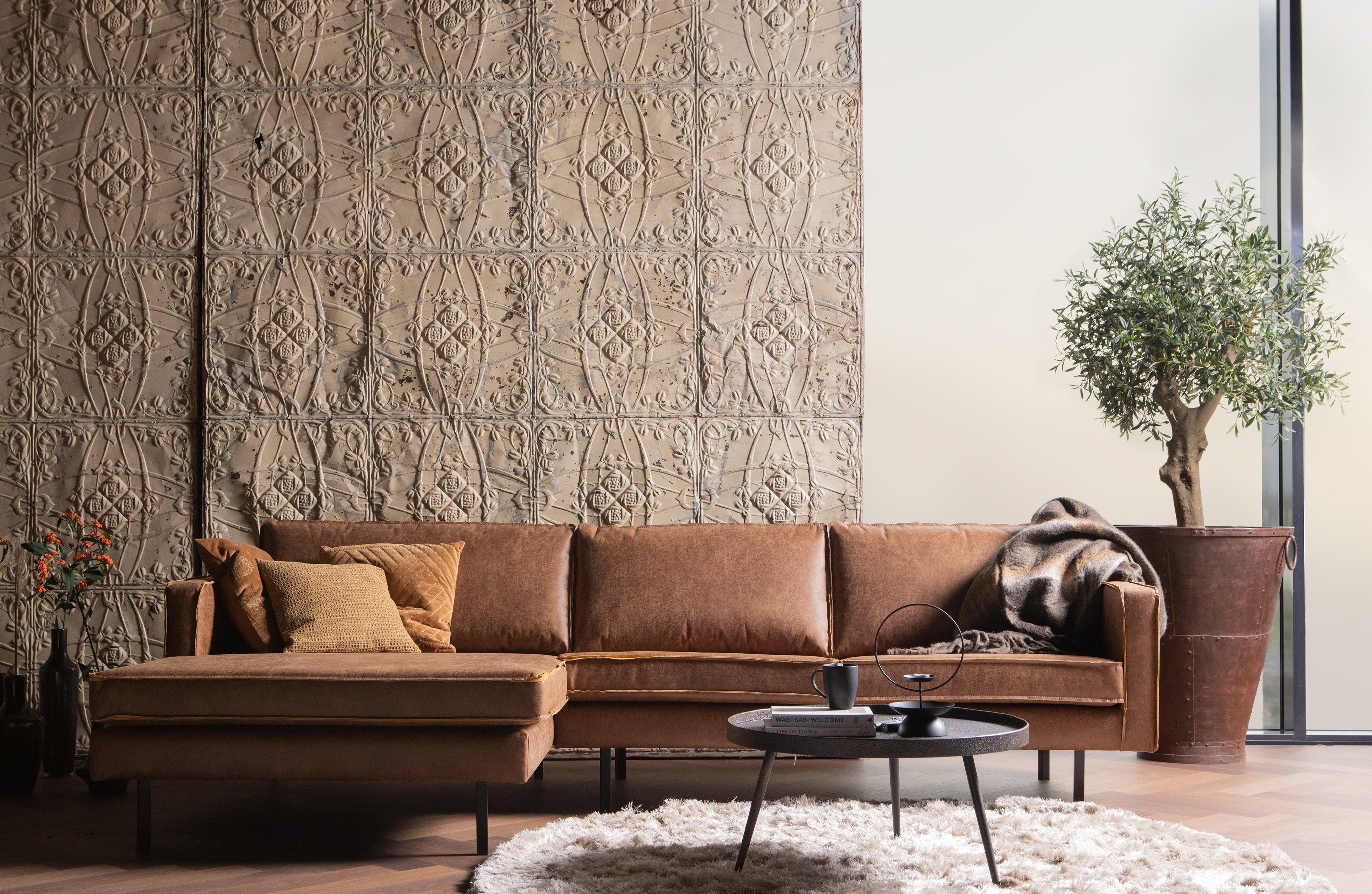 Narożnik welurowy lewostronny RODEO ciemnozielony Be Pure Eye on Design