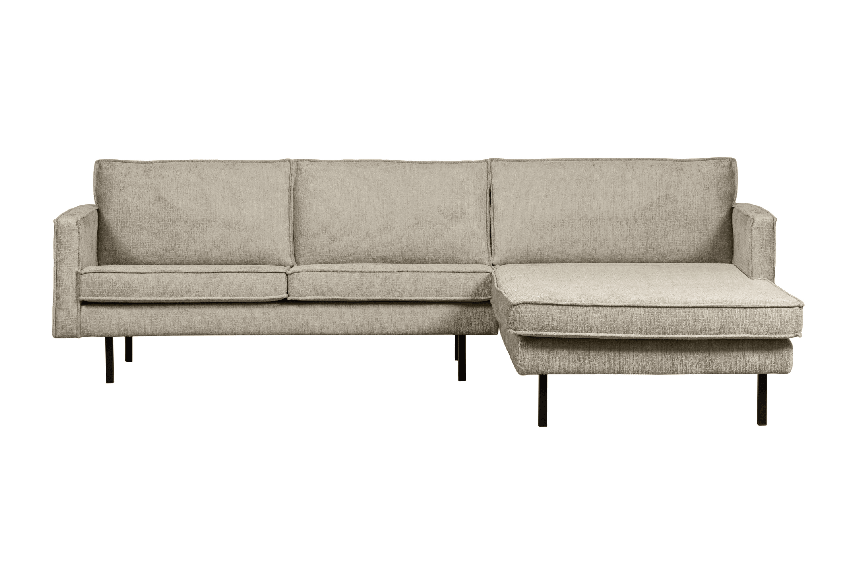 Narożnik welurowy prawostronny RODEO beżowy Be Pure Eye on Design