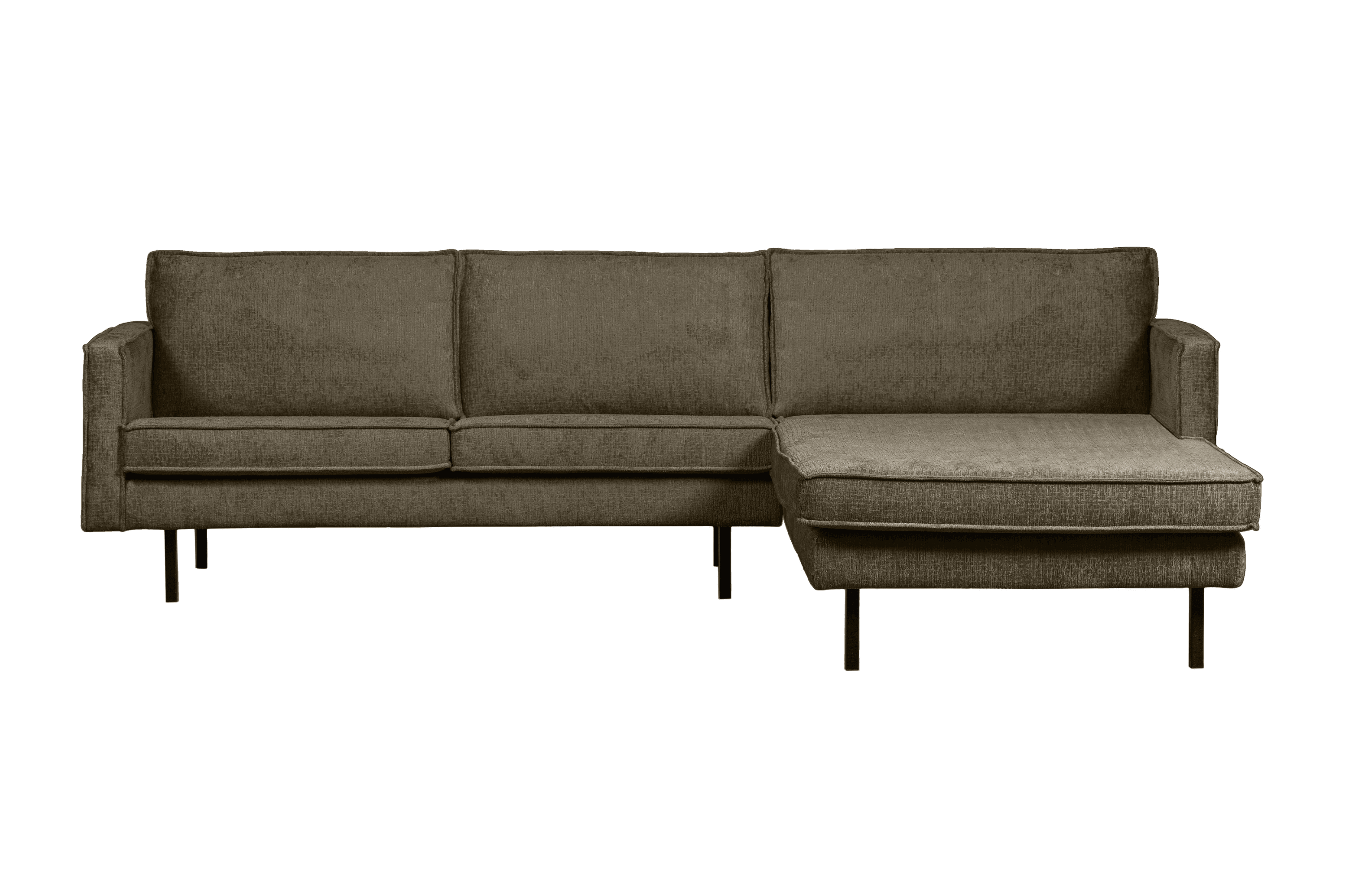 Narożnik welurowy prawostronny RODEO ciemnozielony Be Pure Eye on Design