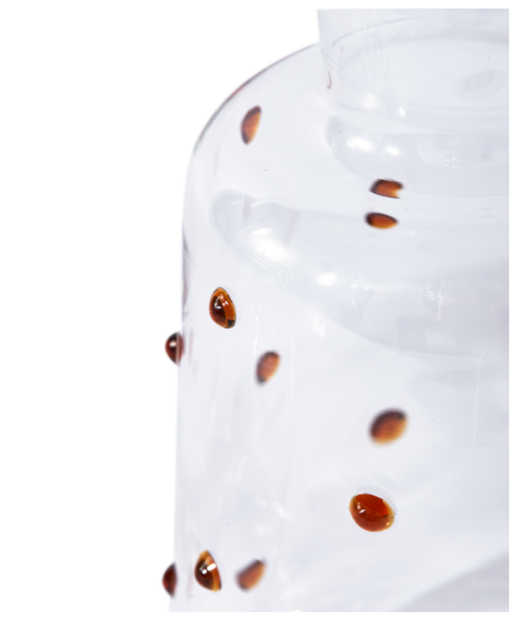 Glaskaraffe NOB FAT braun