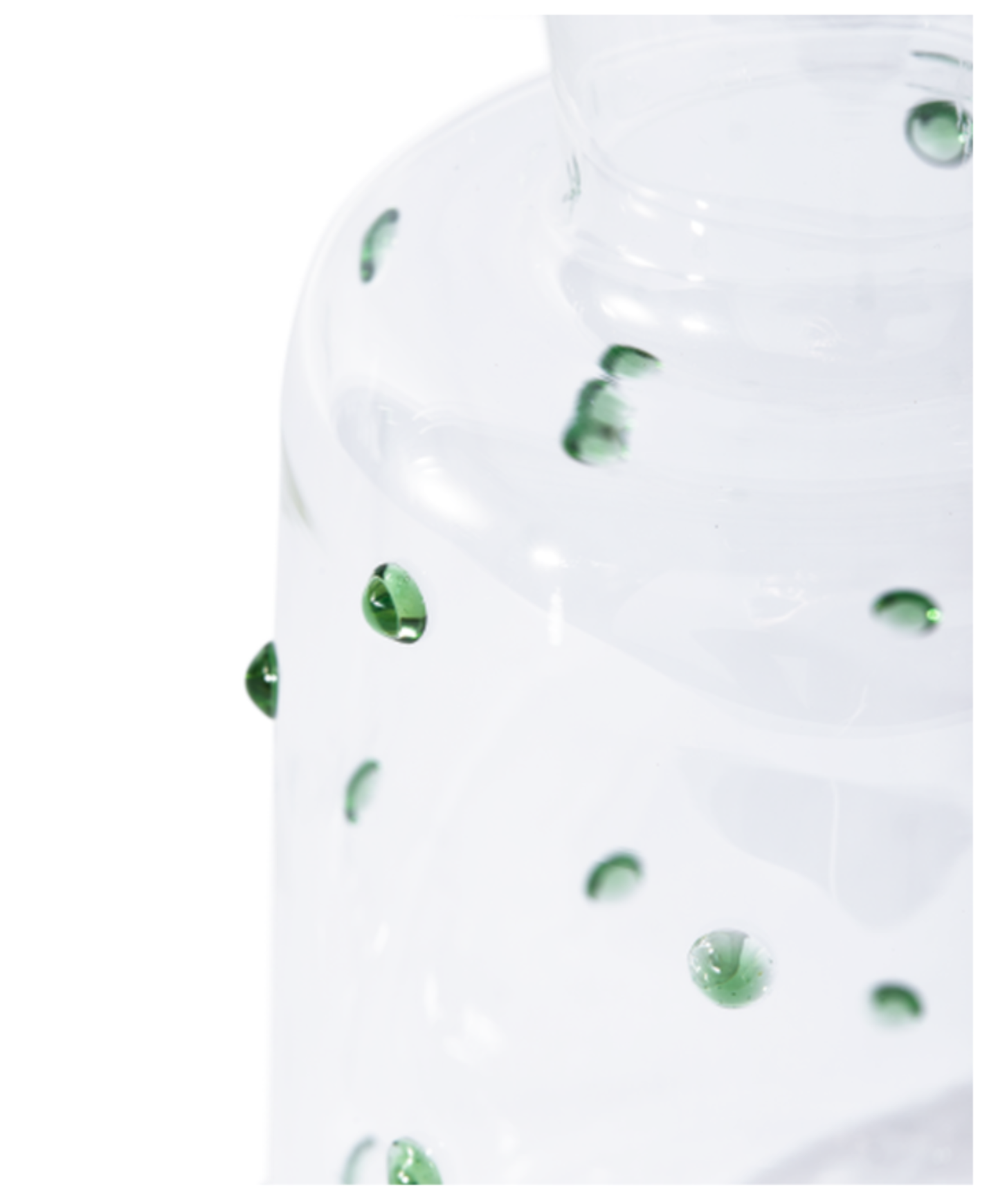 Glaskaraffe NOB FAT oliv