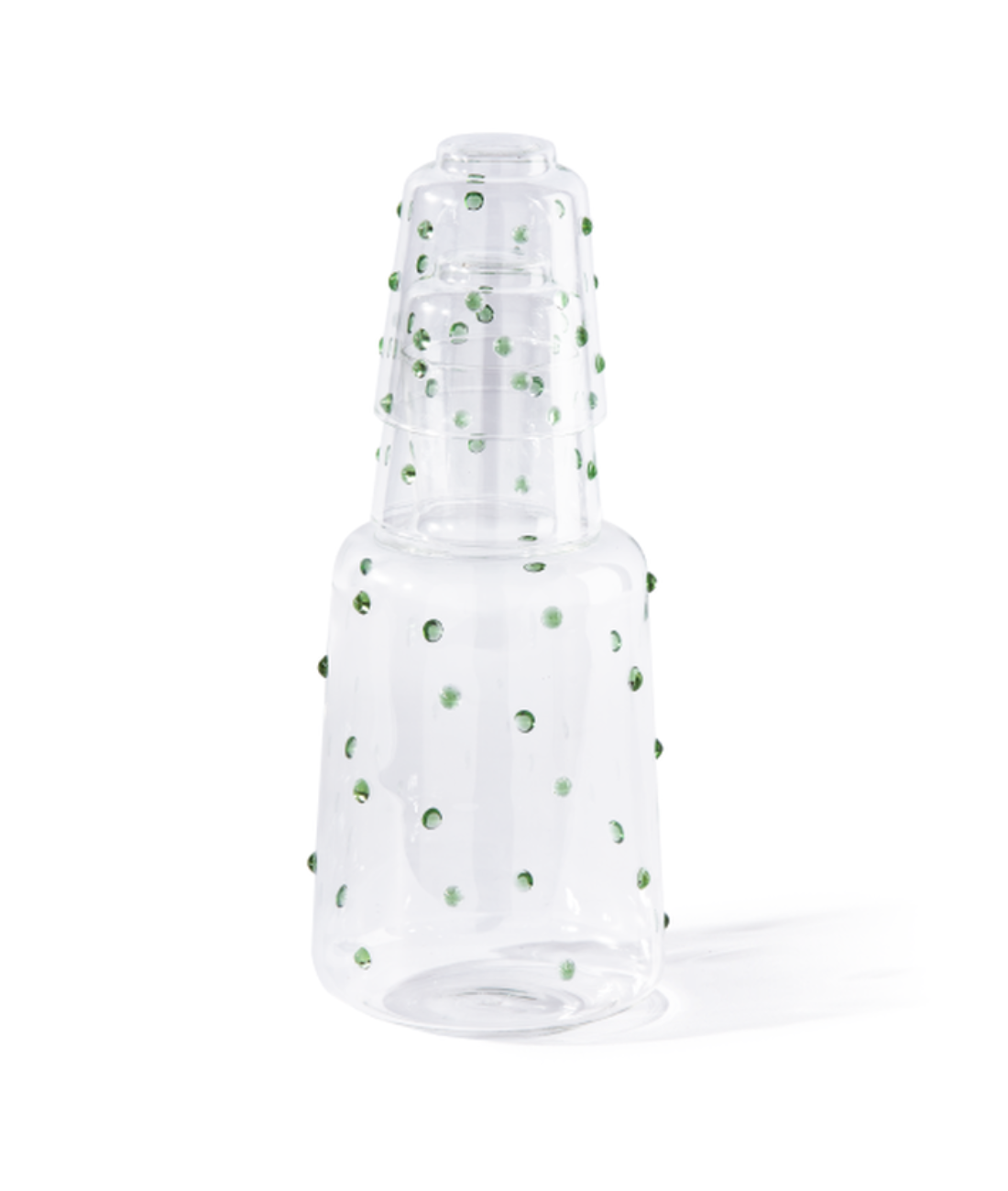 Glaskaraffe NOB FAT oliv