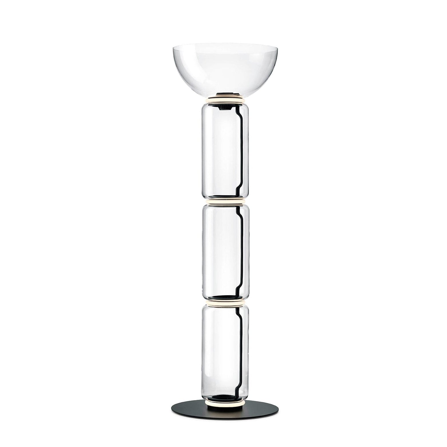 Vloerlamp NOCTAMBULE BOWL glas