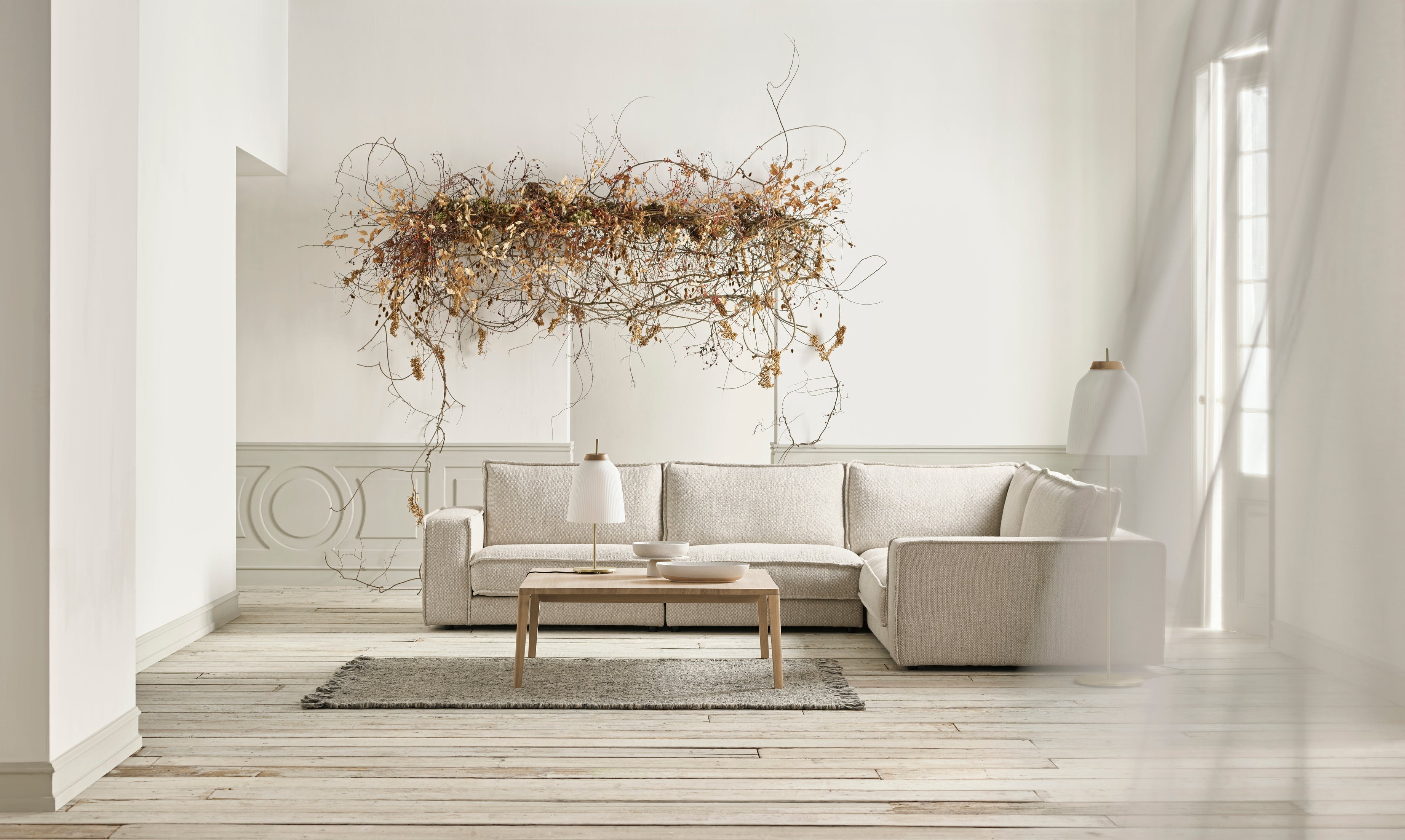 Salontafel GRACEFUL donker eikenhout