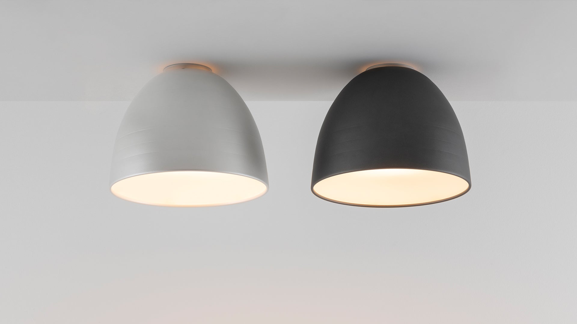 Plafondlamp NUR geanodiseerd aluminium