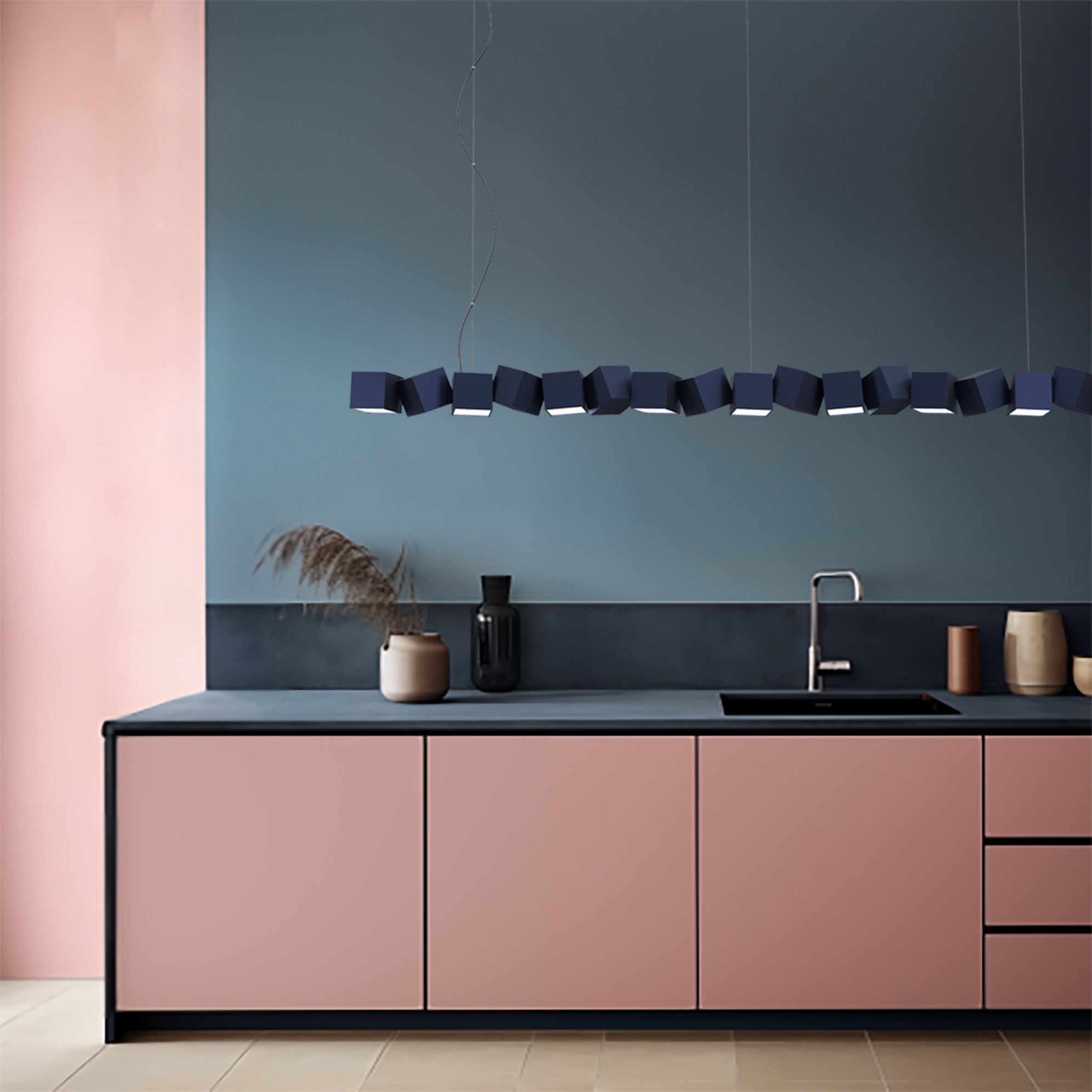 Hanglamp BLOCKCHAIN zwart