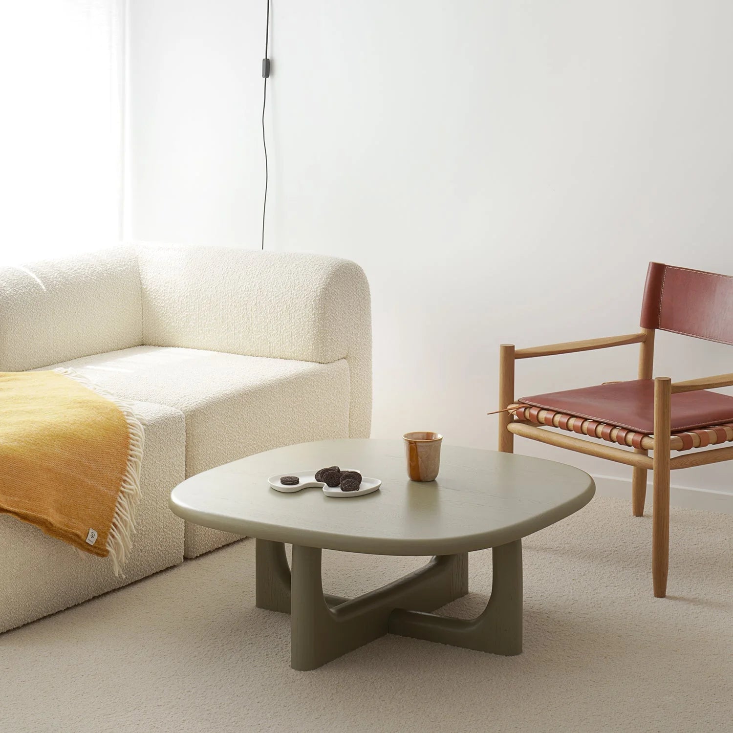 OLFO Coffee Table Dark Oak Wood