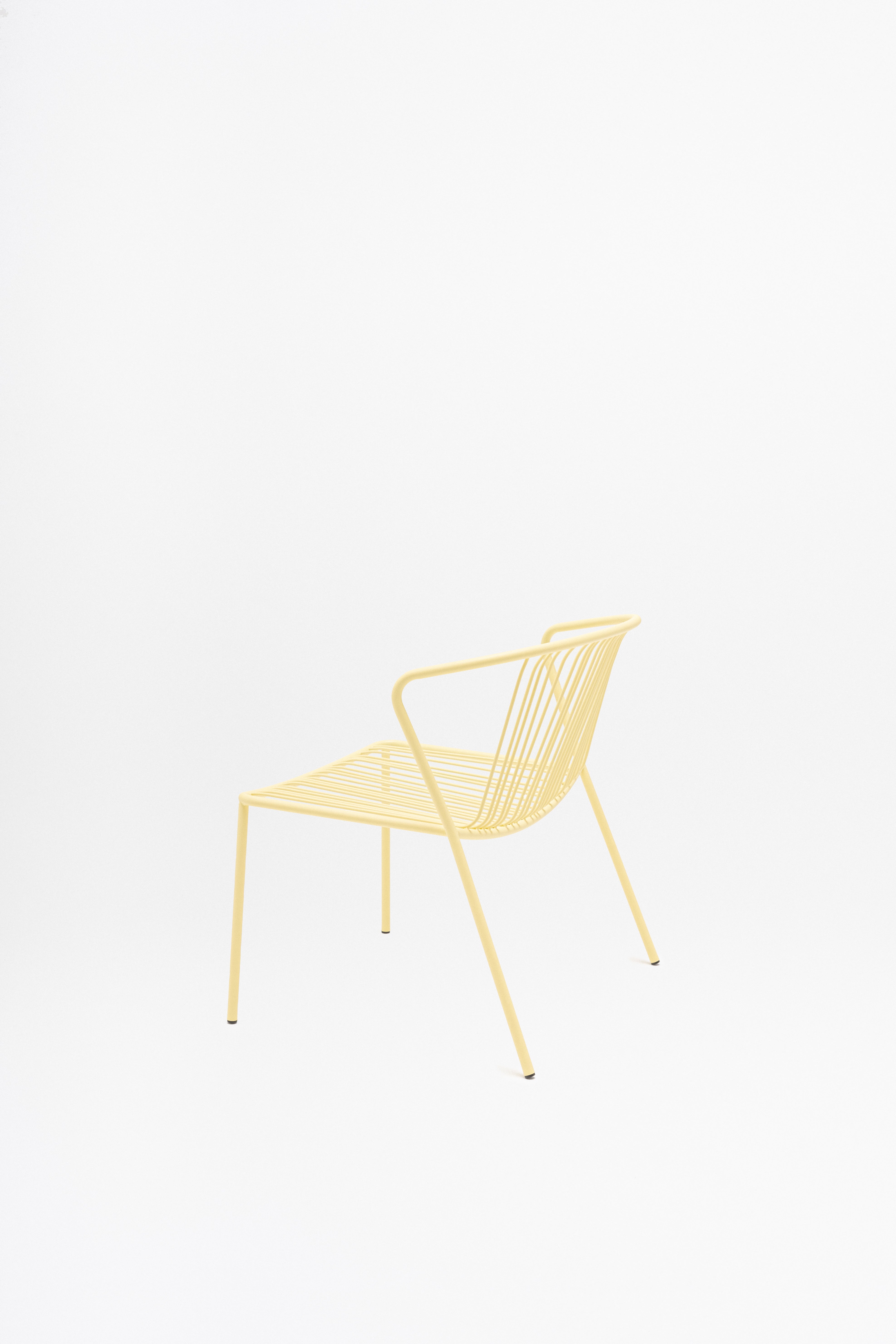 Outdoor armchair bris galvanized steel