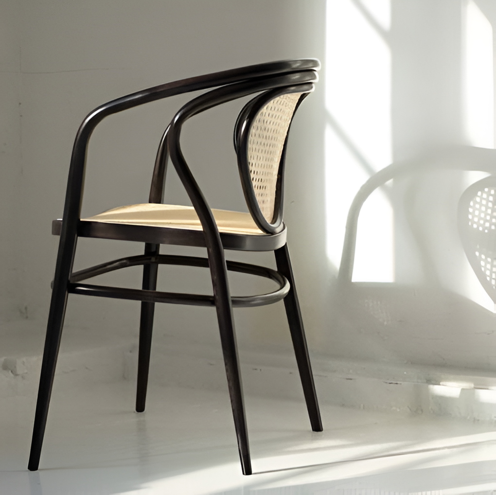 Stuhl mit Armlehnen Nodo B-1400 Buchenholz