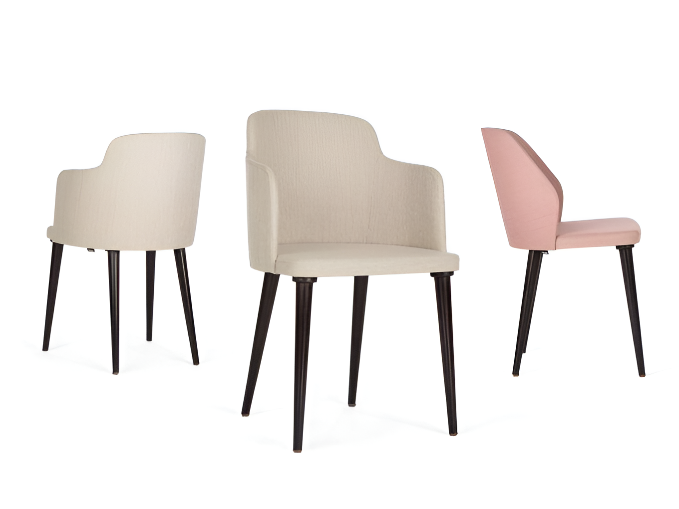 LAGOM fauteuil met armleuningen, gestoffeerd