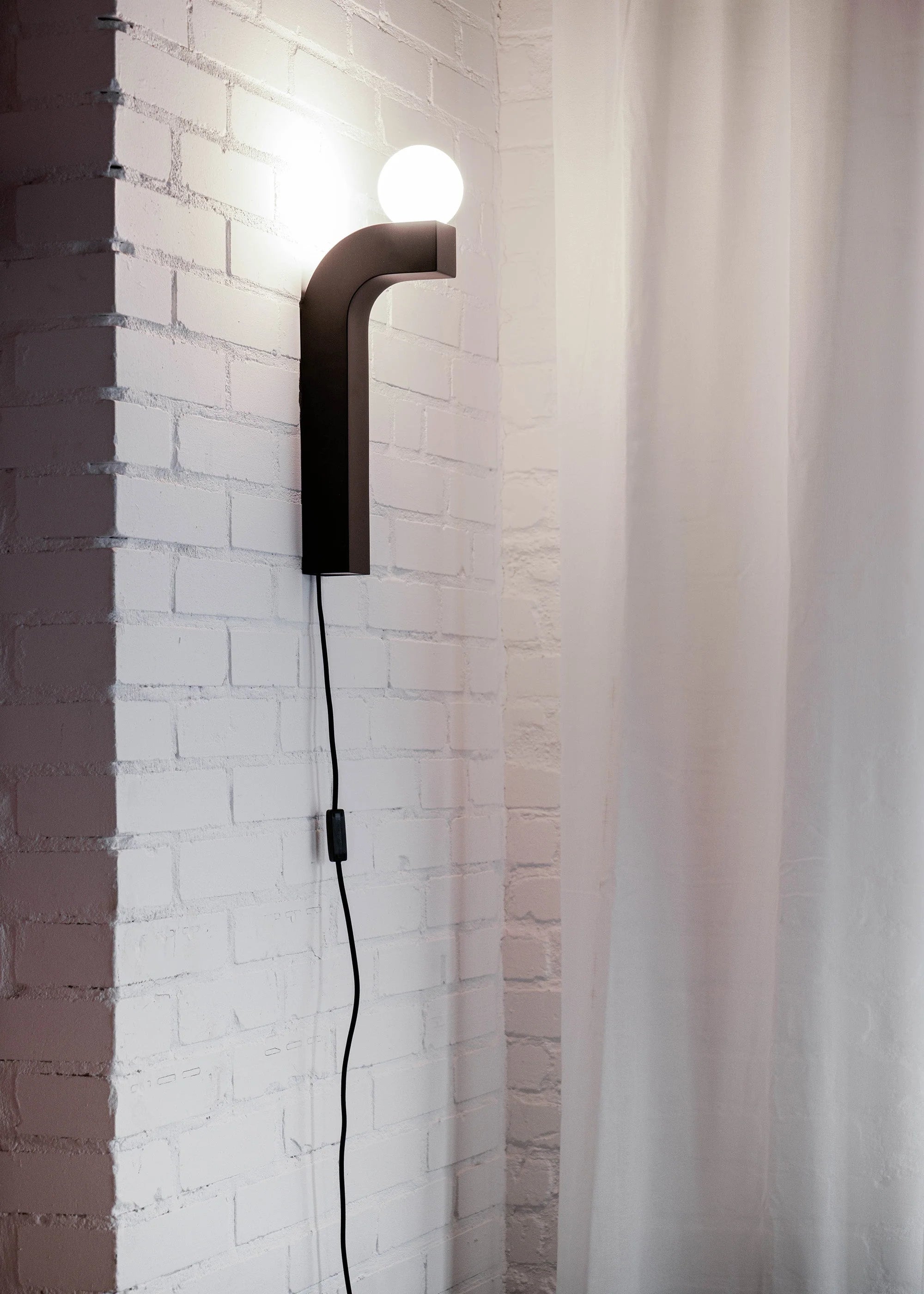 Wandlamp PALLIA zwart
