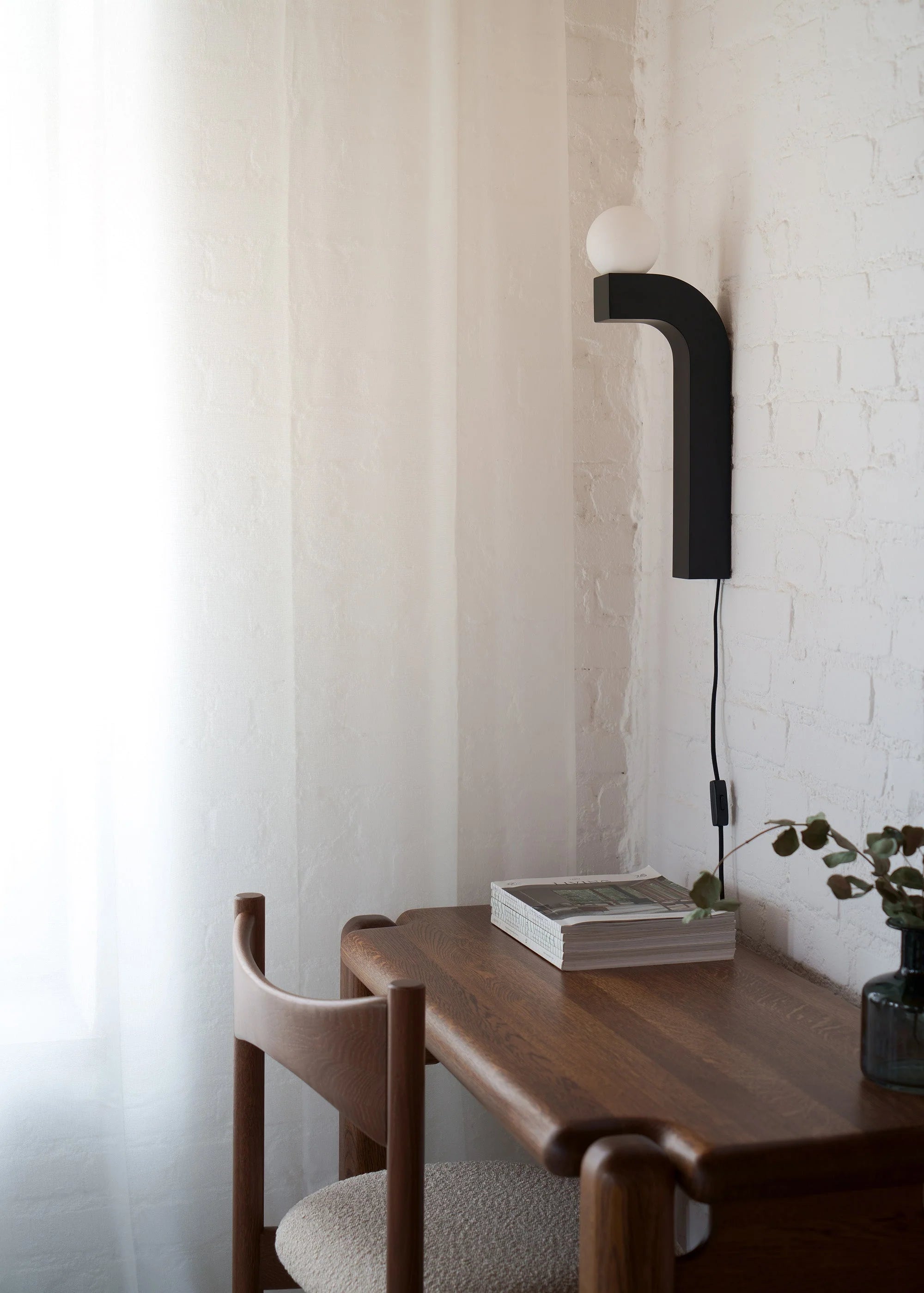 Wandlamp PALLIA zwart