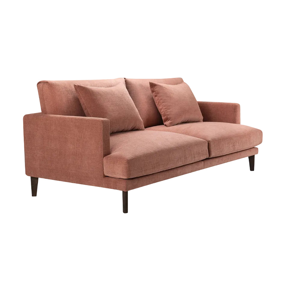 PARADISE upholstered sofa with an oak base