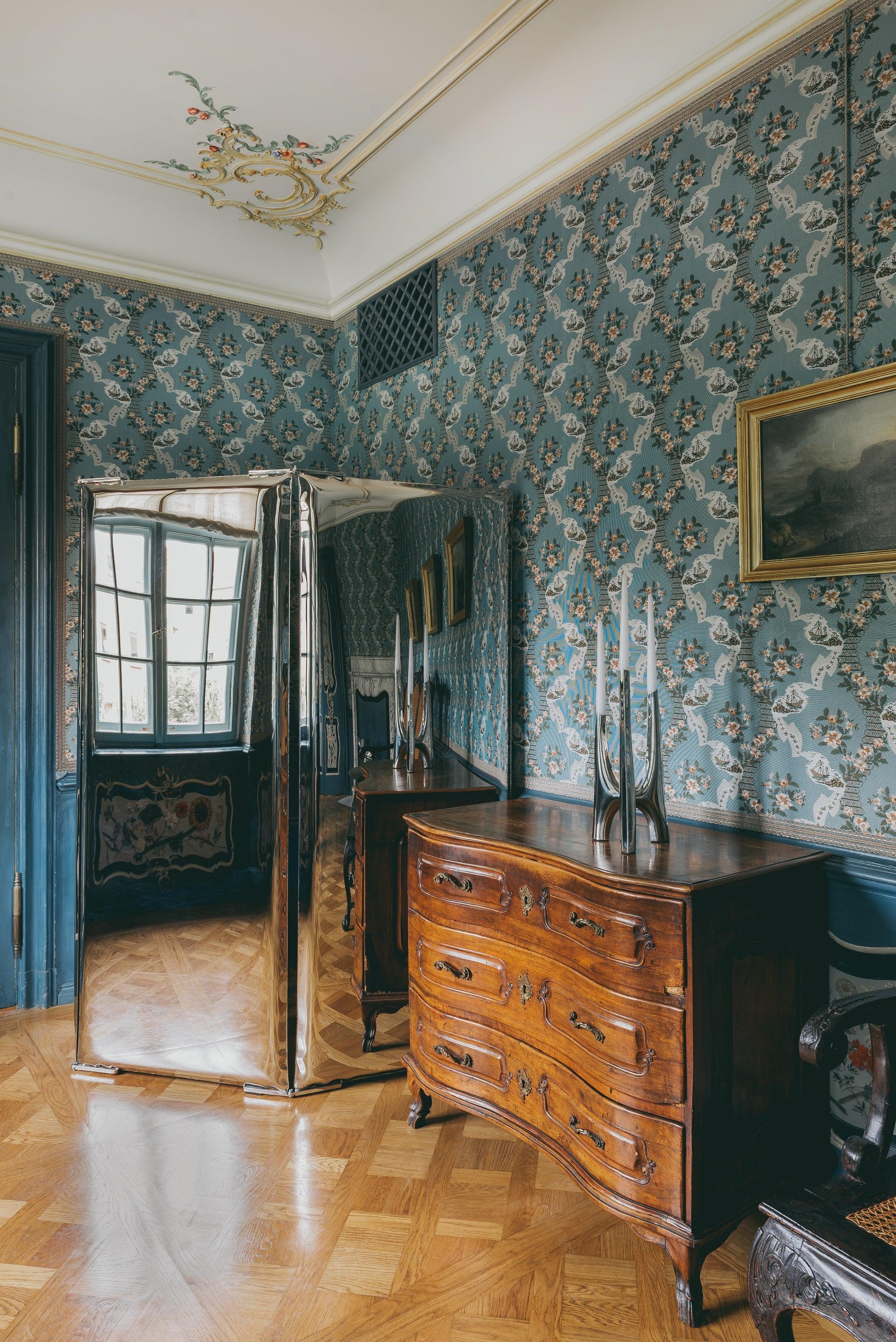 Parawan SONAR MIRROR inox Zieta Studio Eye on Design