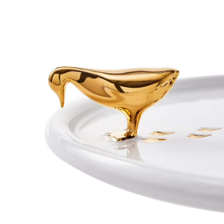 Patera WALKING DUCK white