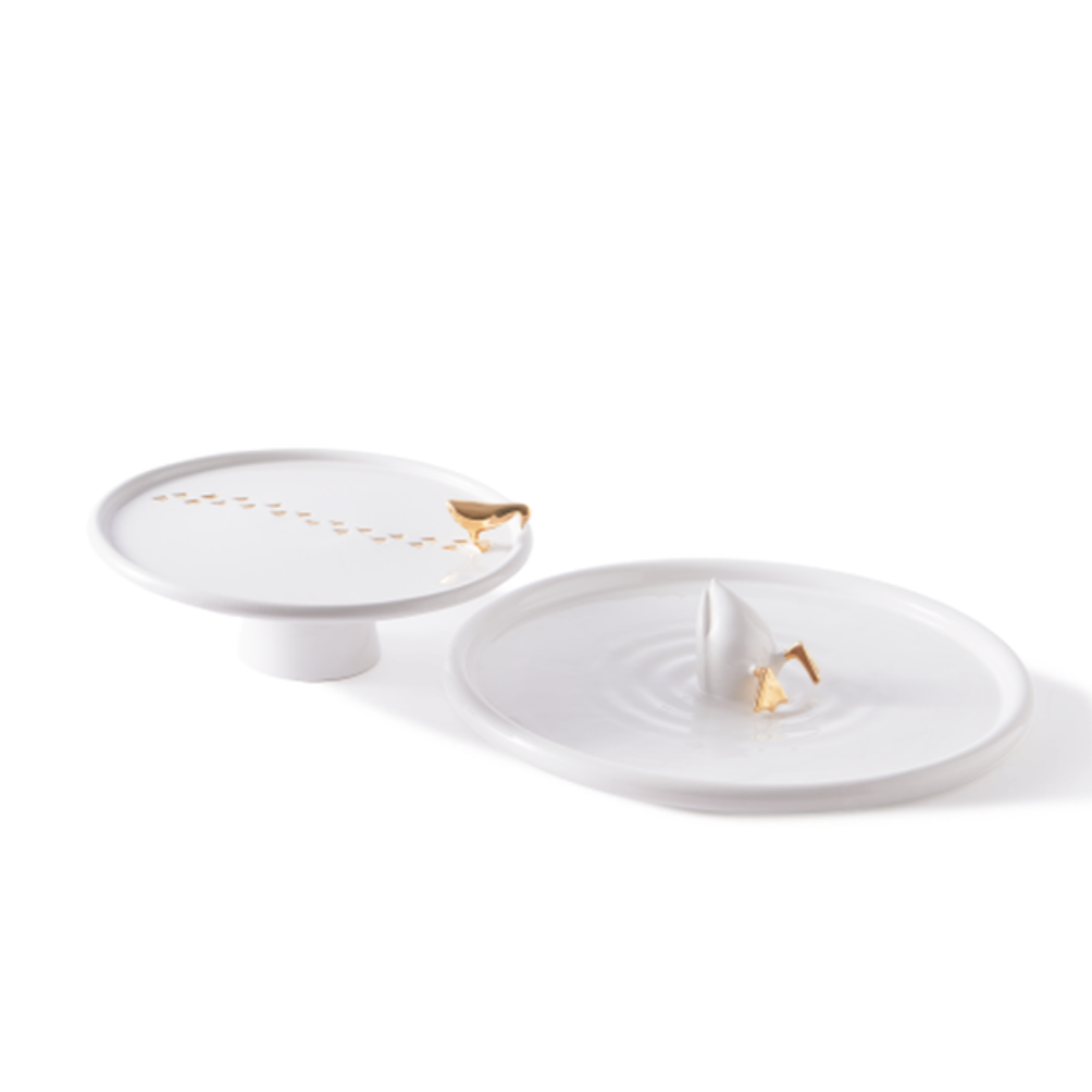 Patera WALKING DUCK white