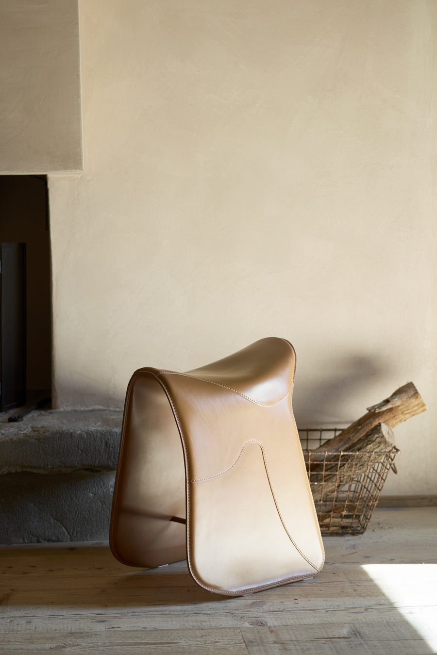 Zitkussen PEPE bruin leer