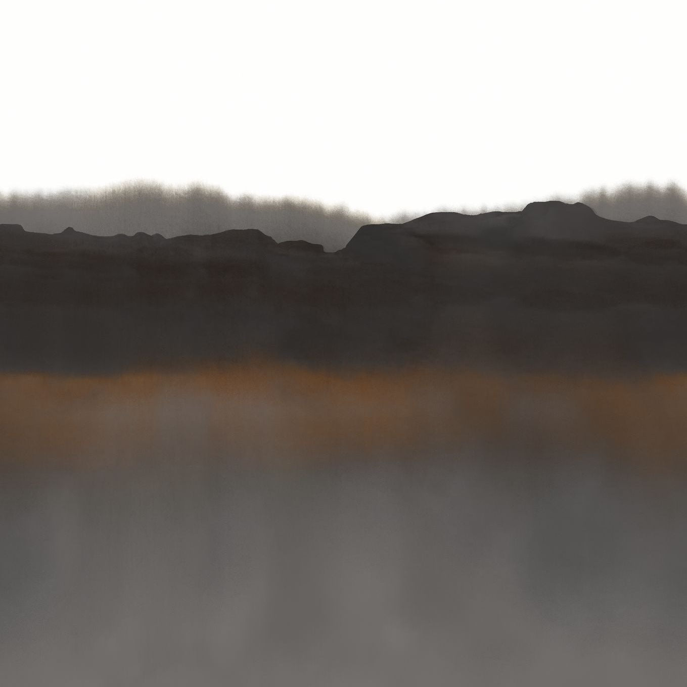 Wandbild mit Landschaft PITTORE - ANTHRAZIT antracytowy