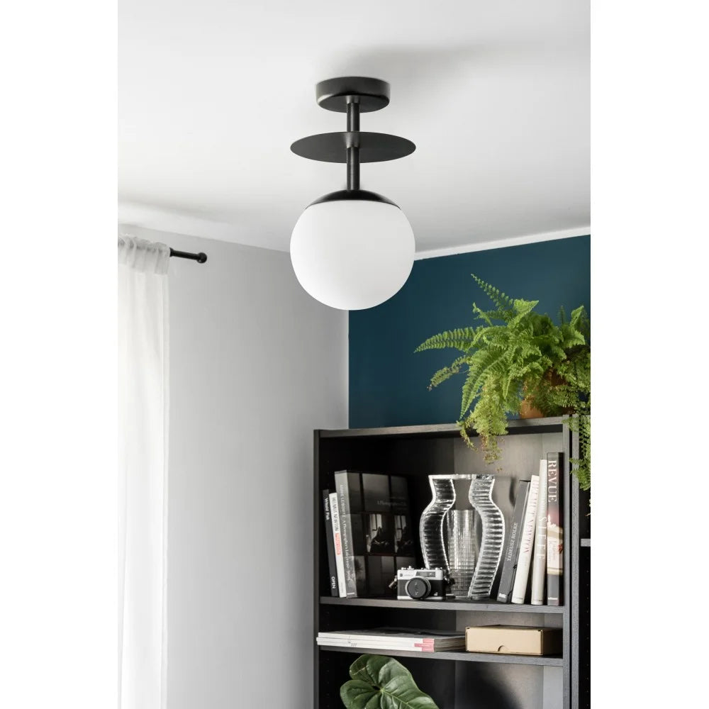 Plafondlamp PLAAT heldergeel
