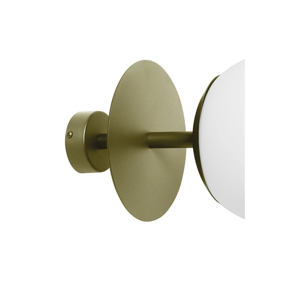 Plafondlamp PLAAT olijfgroen