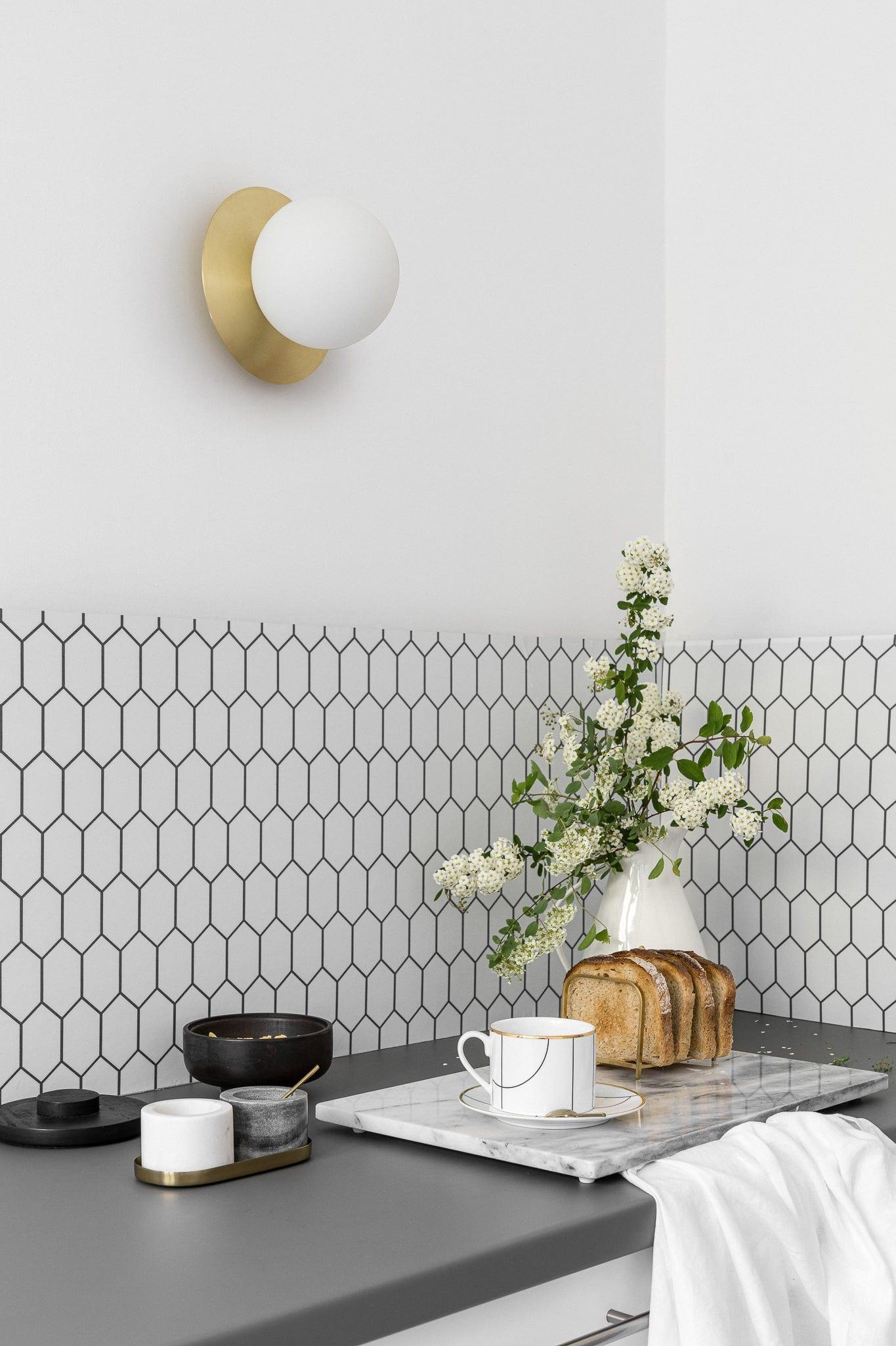 Plafon BORRA złoty Ummo Eye on Design