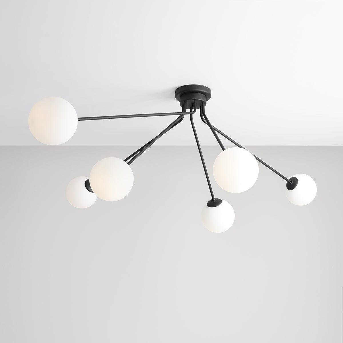 Plafon HOLM HEXA czarny Artera Eye on Design