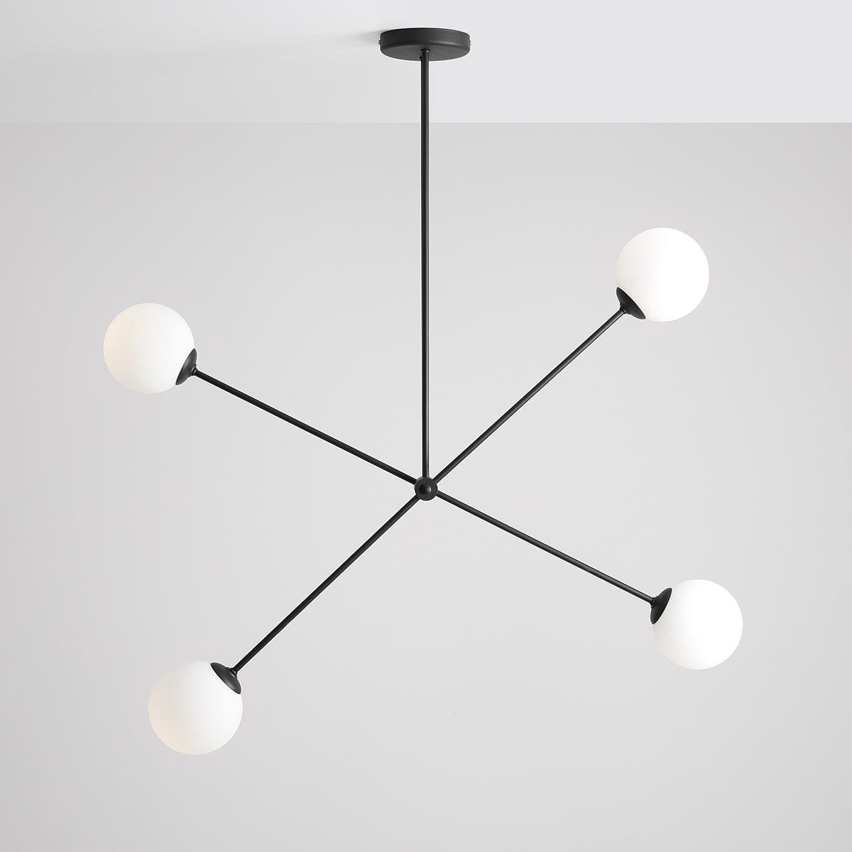 Lampa sufitowa czteropunktowa OHIO czarny, marka Artera