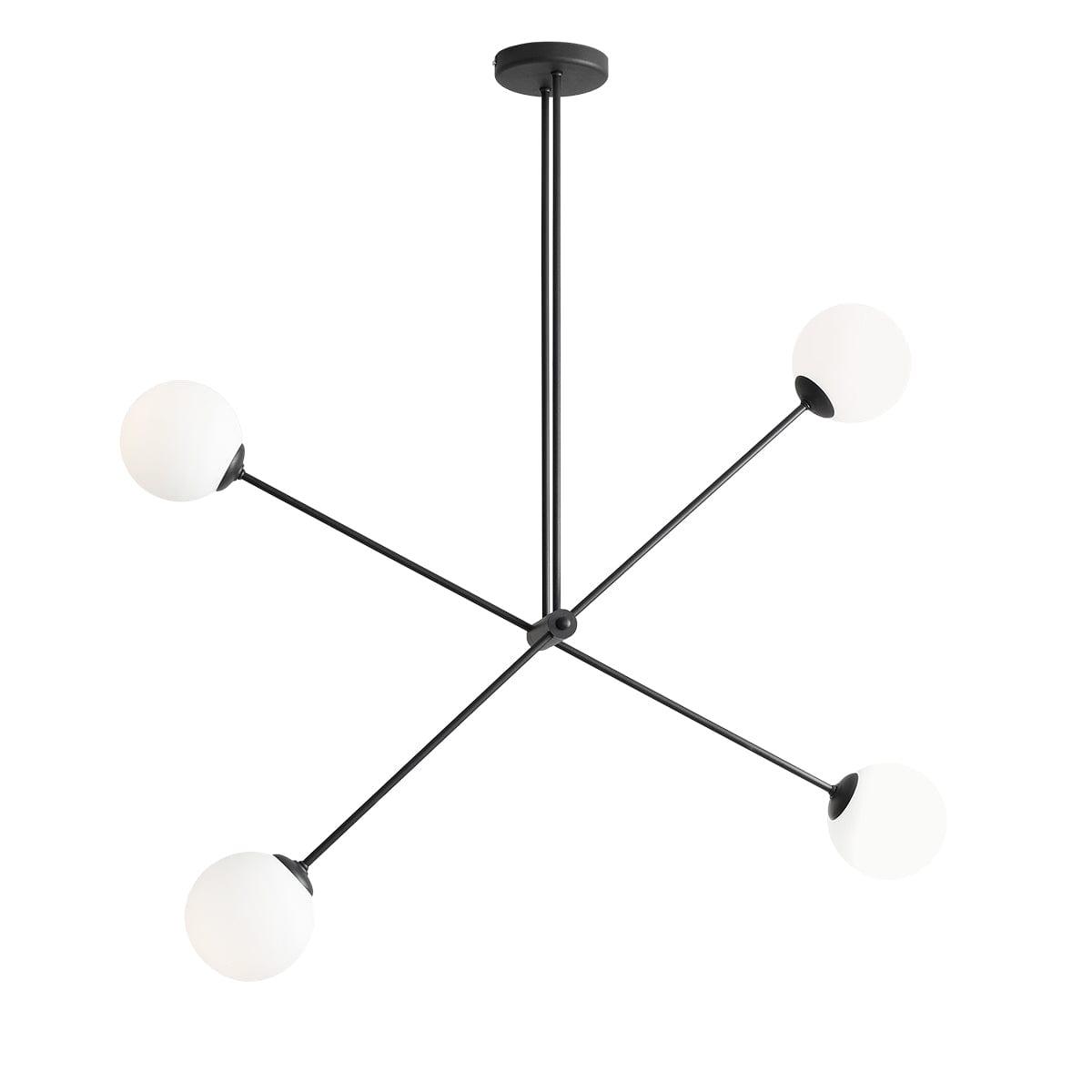 Lampa sufitowa czteropunktowa OHIO czarny, marka Artera