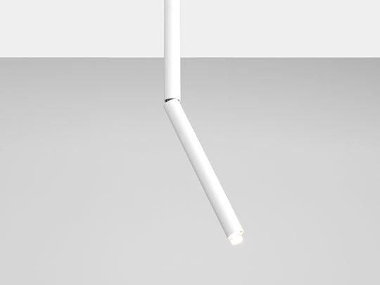 Lampa sufitowa regulowana STICK biały – metal