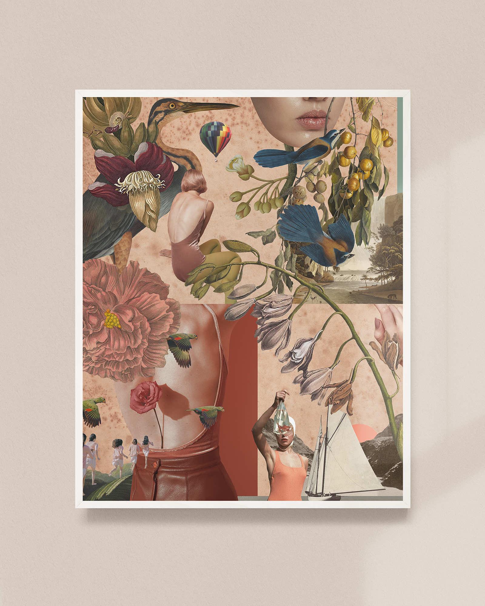 Plakat SUMMERTIME DUO, marka Aleksandra Morawiak
