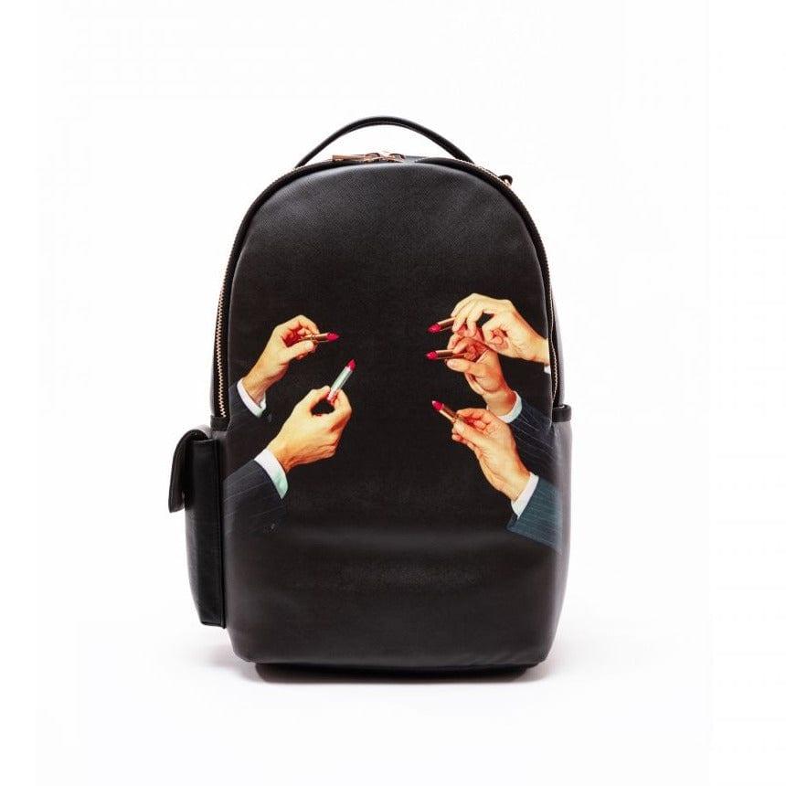 Plecak LIPSTICKS czarny Seletti Eye on Design