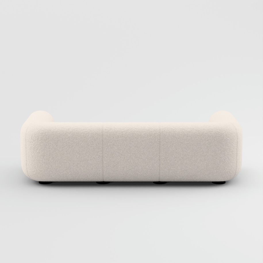 3-Personen-Sofa pralropolstert