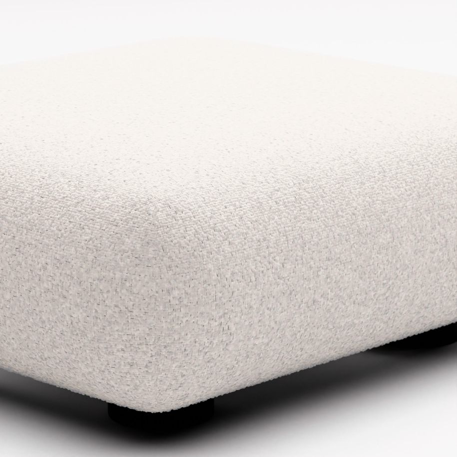 Polsterte, pralle Ottomane