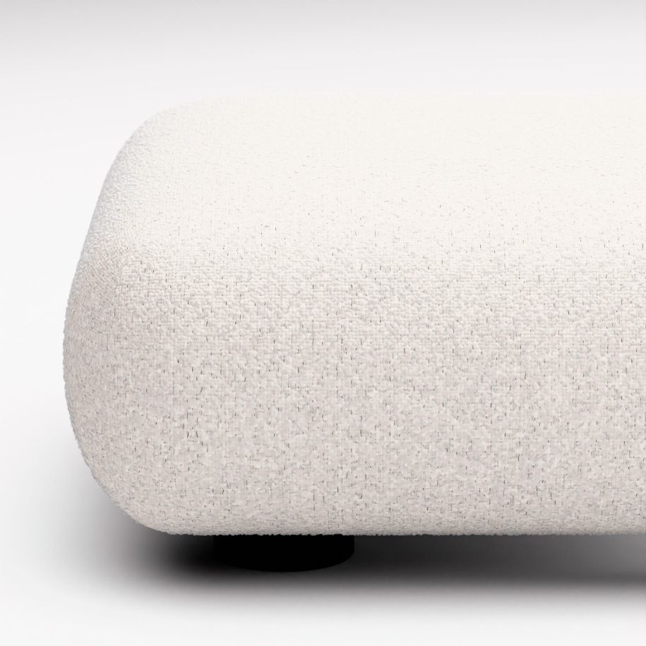 Polsterte, pralle Ottomane