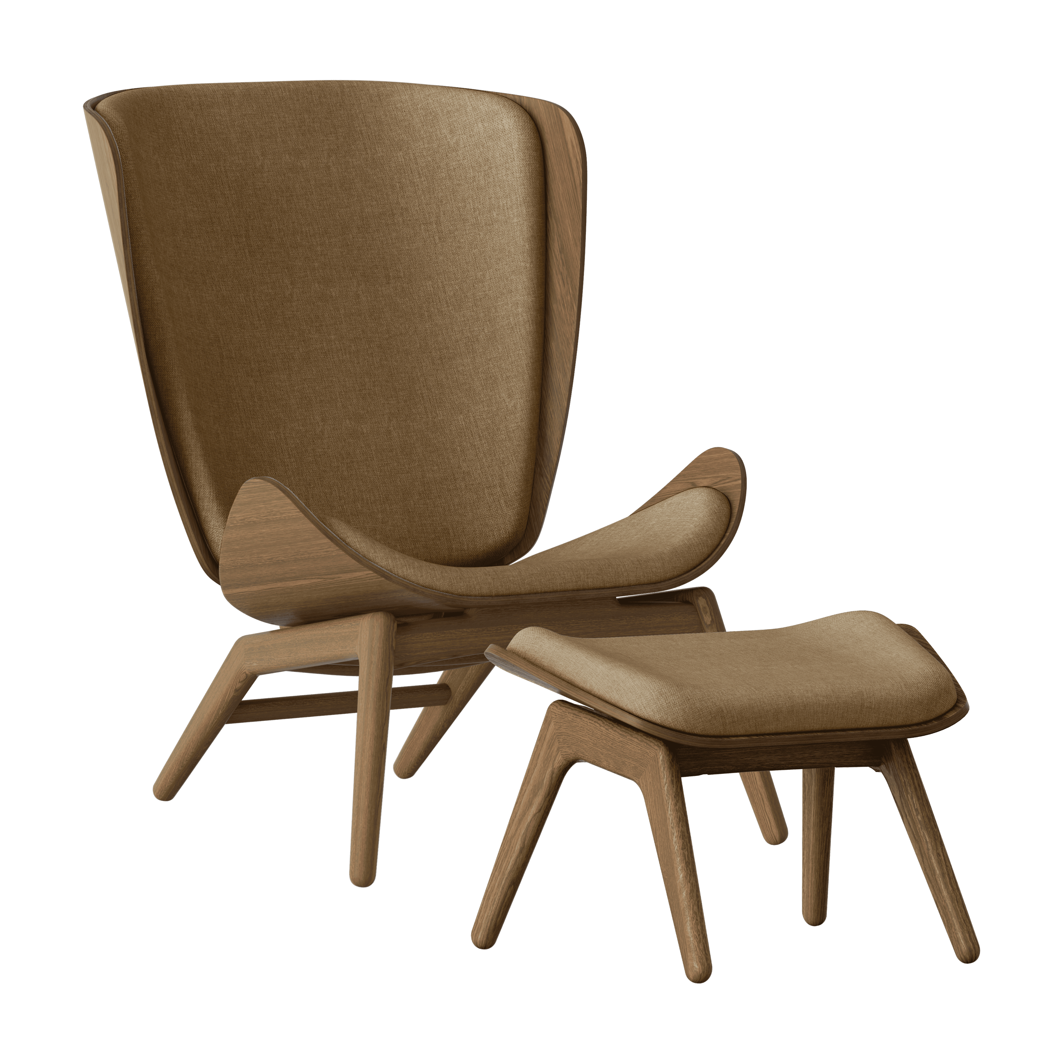 Podnóżek READER karmelowy z ciemnodębową podstawą UMAGE Eye on Design