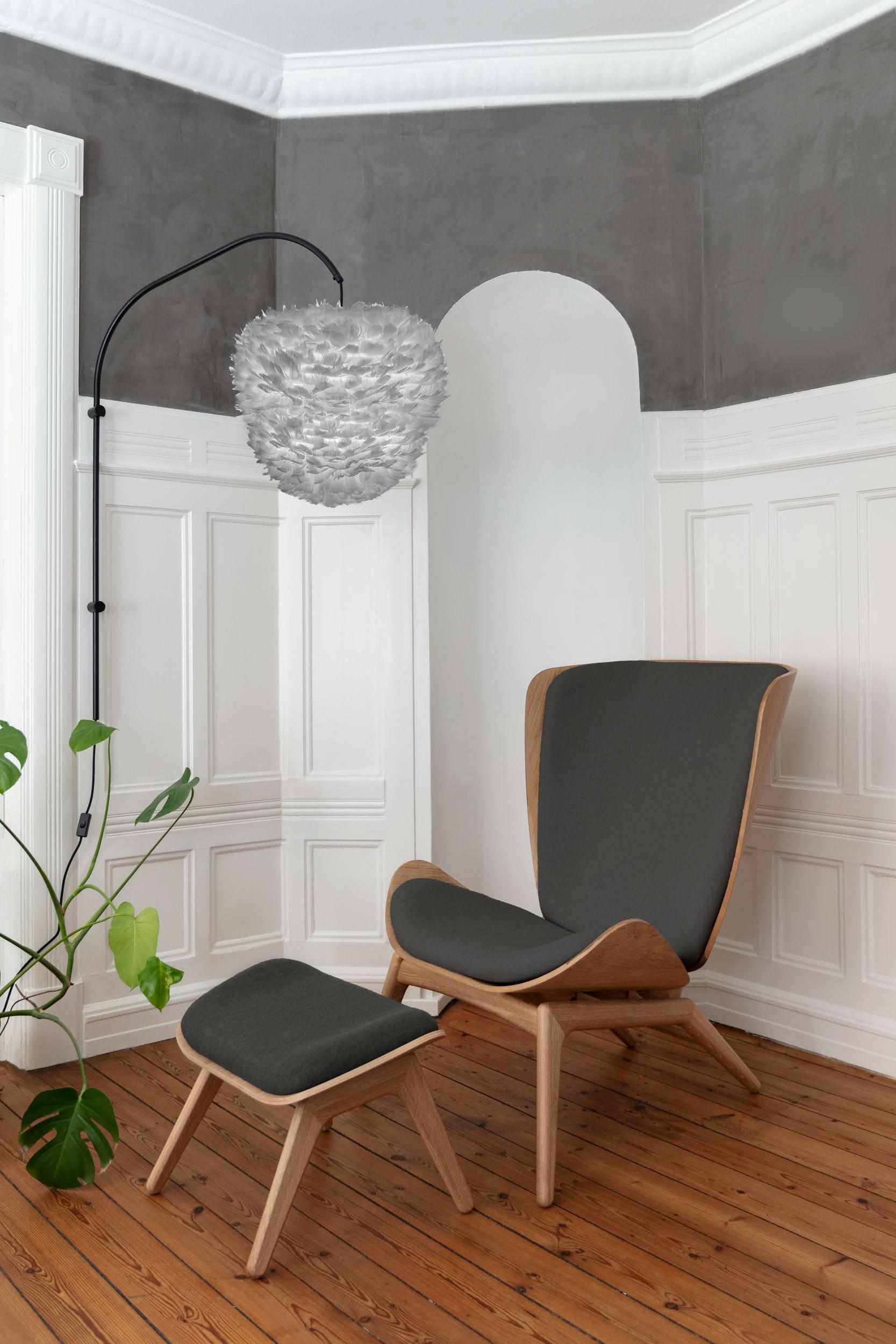 Podnóżek READER szałwiowy z dębową podstawą UMAGE Eye on Design