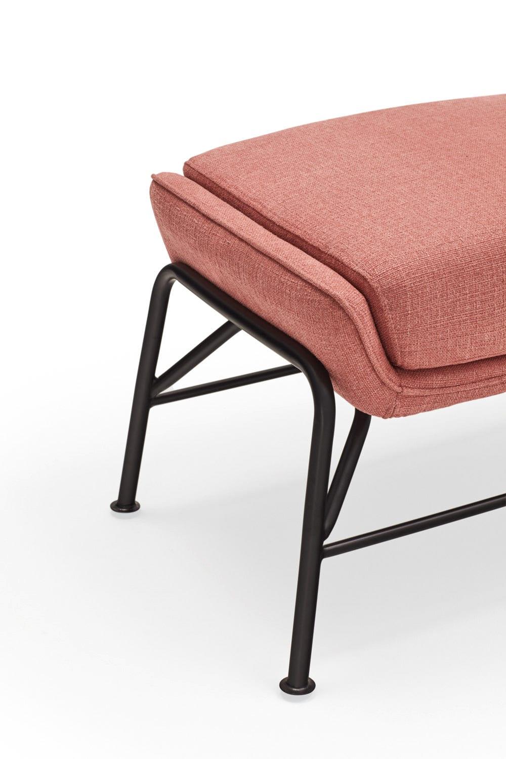 Podnóżek SADIRA koralowy Teulat Eye on Design