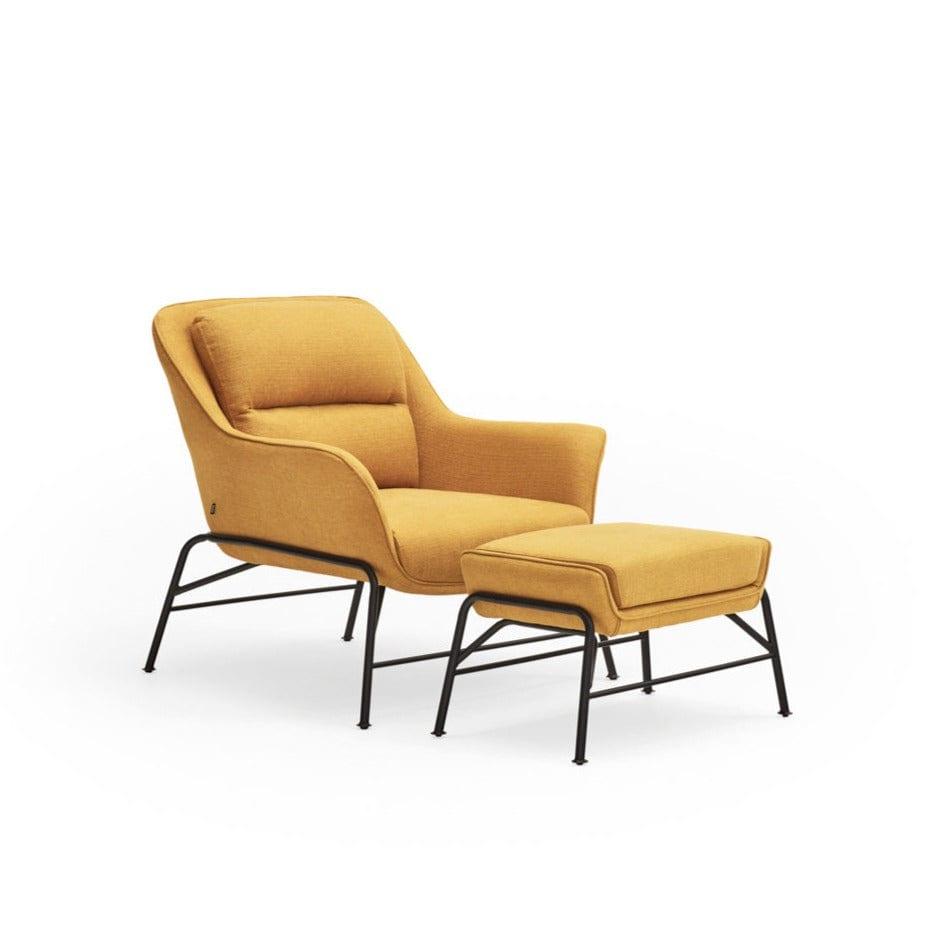 Podnóżek SADIRA musztardowy Teulat Eye on Design