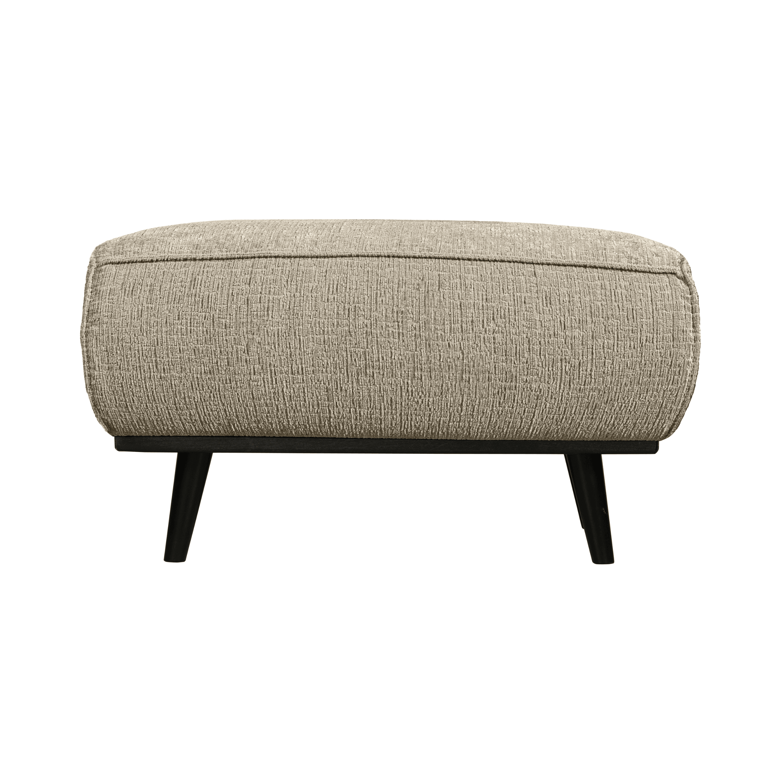 Podnóżek welurowy STATEMENT STRUCTURE beżowy Be Pure Eye on Design