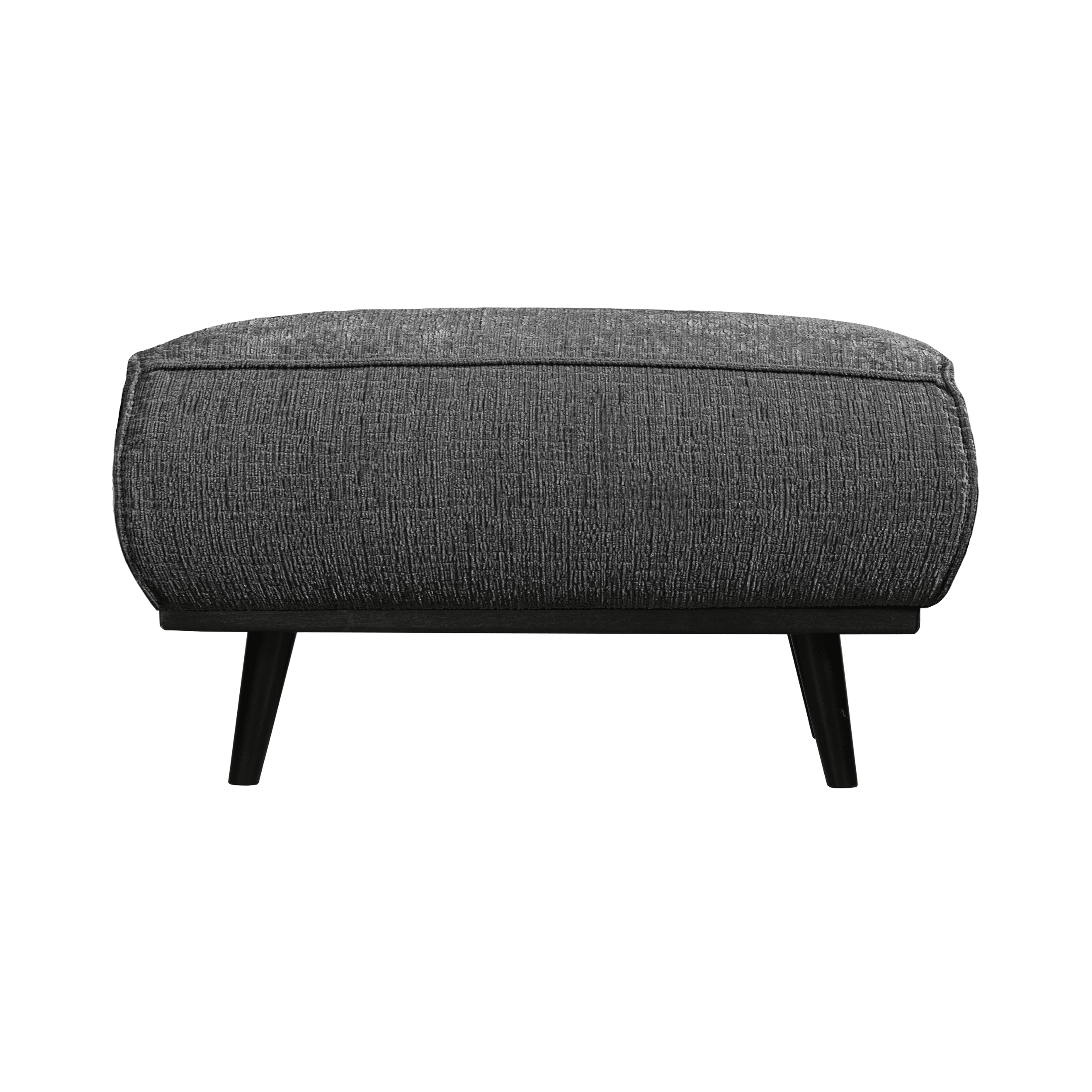 Podnóżek welurowy STATEMENT STRUCTURE ciemnoszary Be Pure Eye on Design