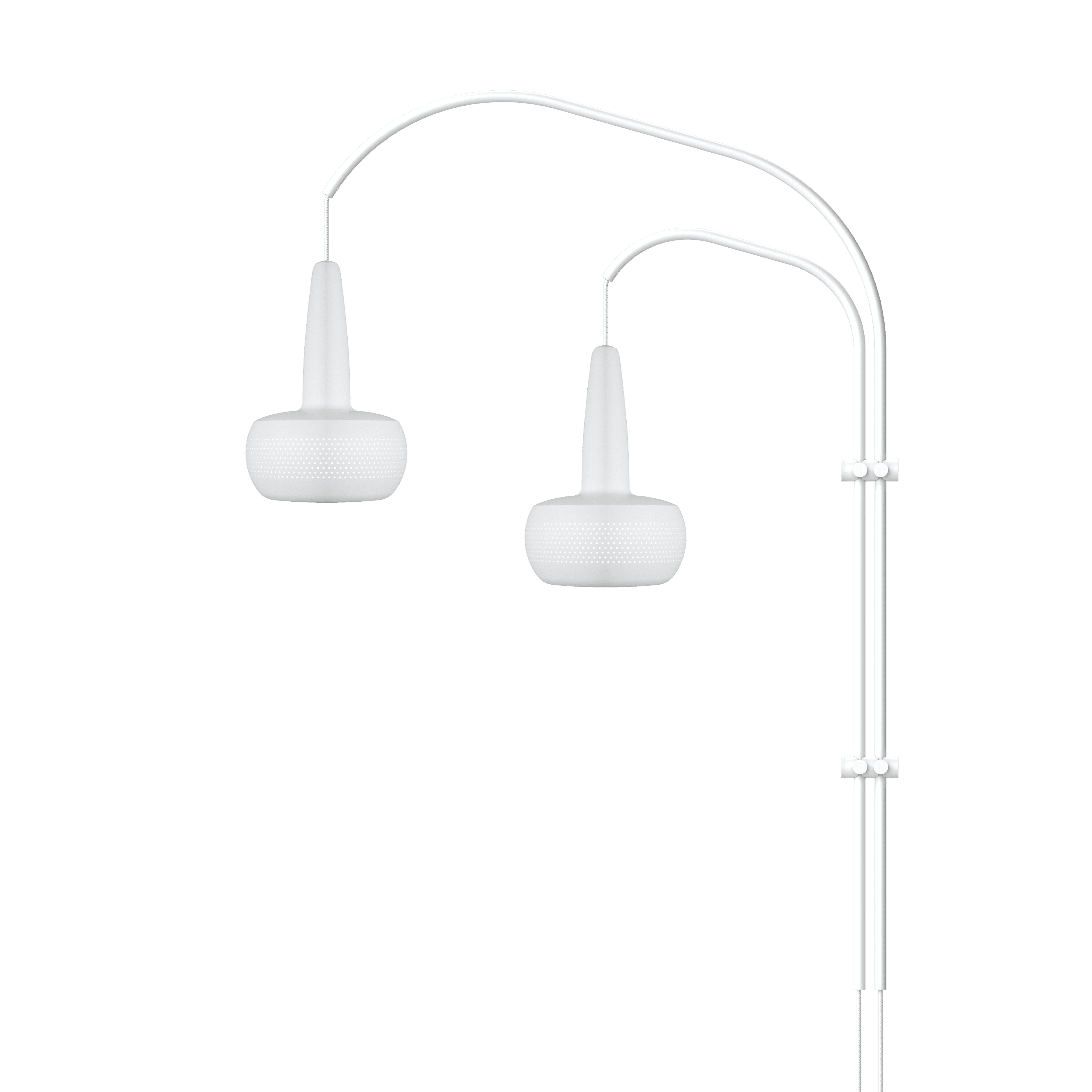 Podstawa lampy ściennej WILLOW DOUBLE biały UMAGE Eye on Design