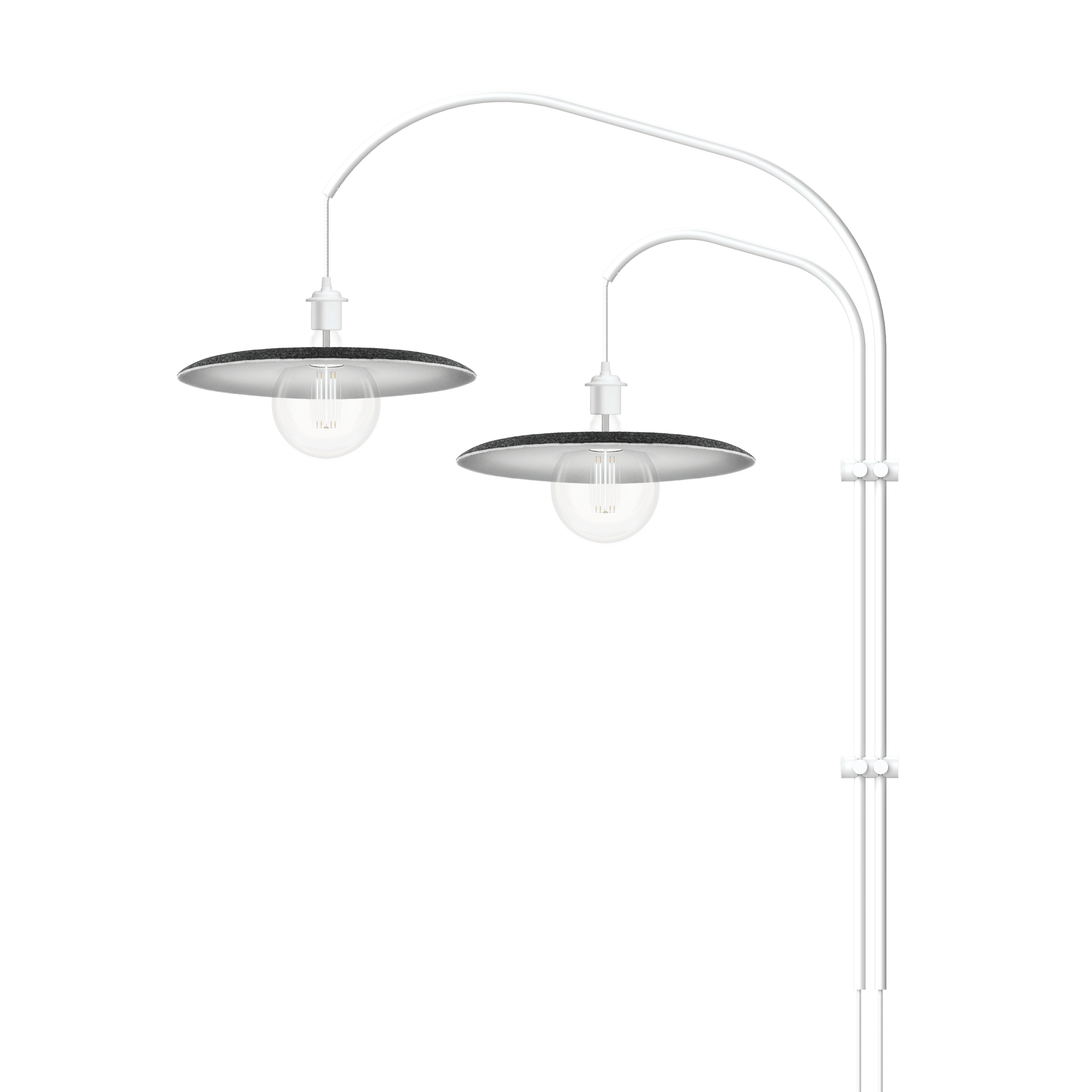 Podstawa lampy ściennej WILLOW DOUBLE biały UMAGE Eye on Design