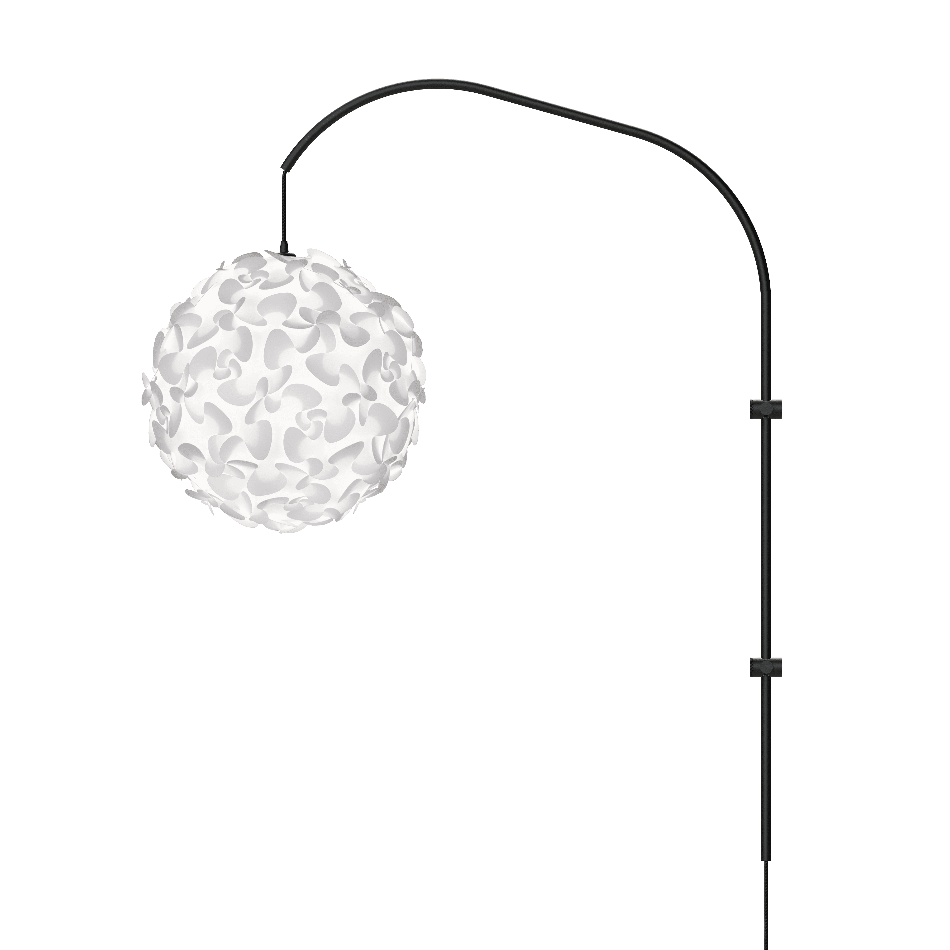 Podstawa lampy ściennej WILLOW SINGLE czarny – styl minimalistyczny
