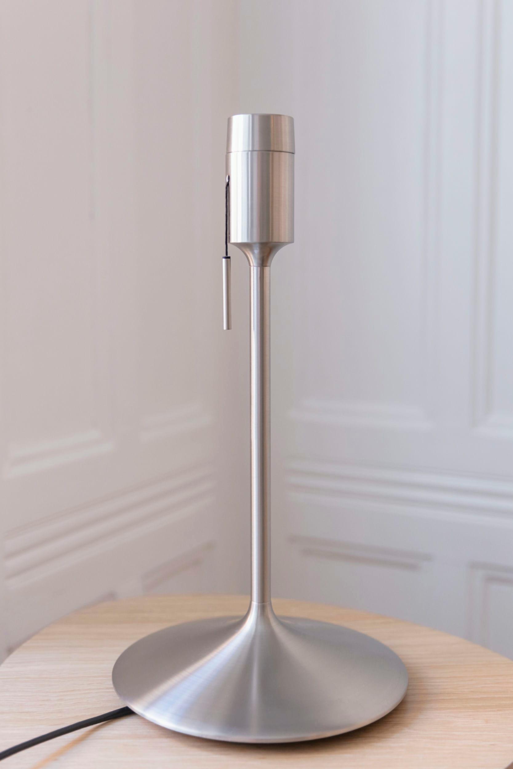 Podstawa lampy stołowej SANTE TABLE srebrny – mosiądz, Umage