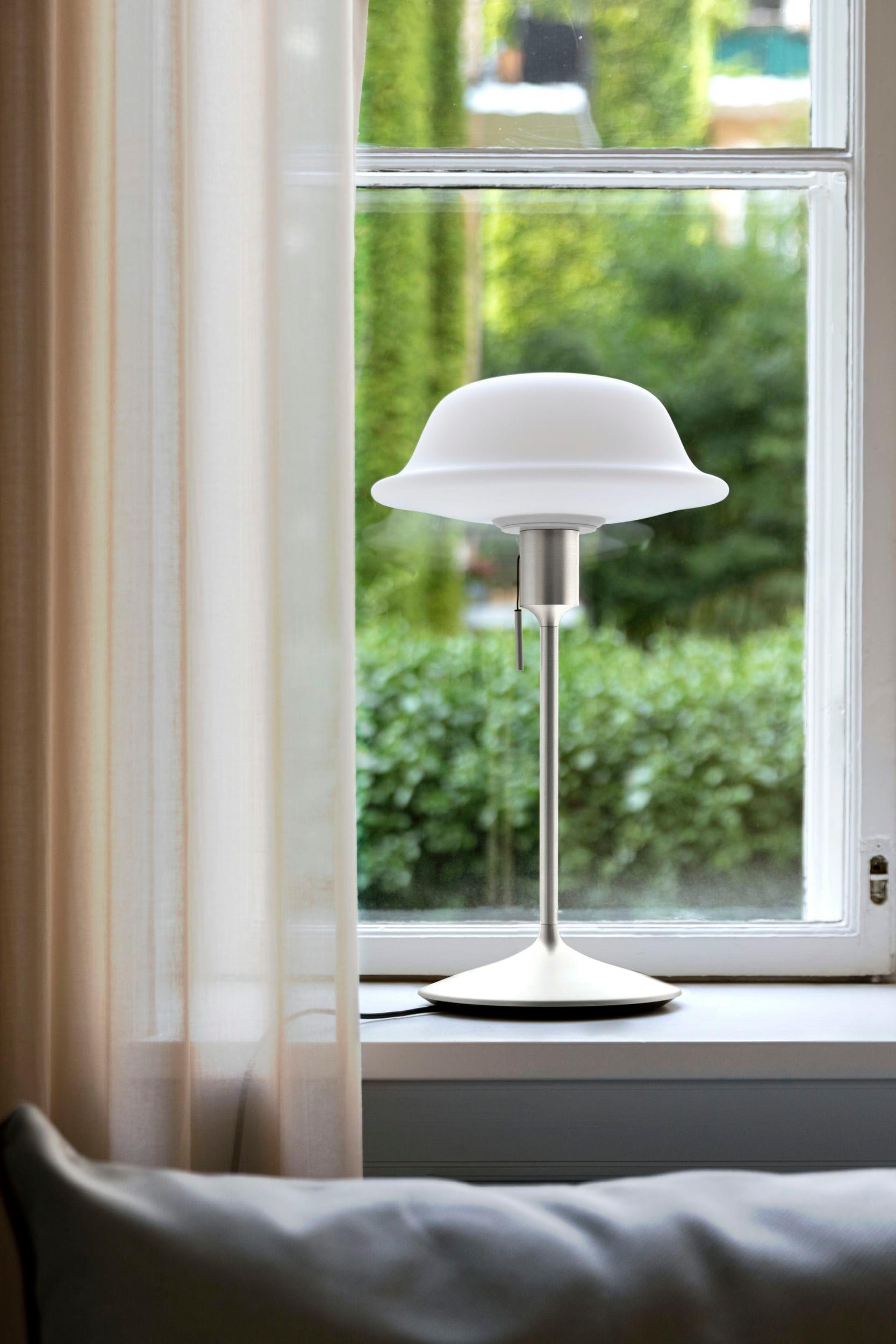 Podstawa lampy stołowej SANTE TABLE srebrny – mosiądz