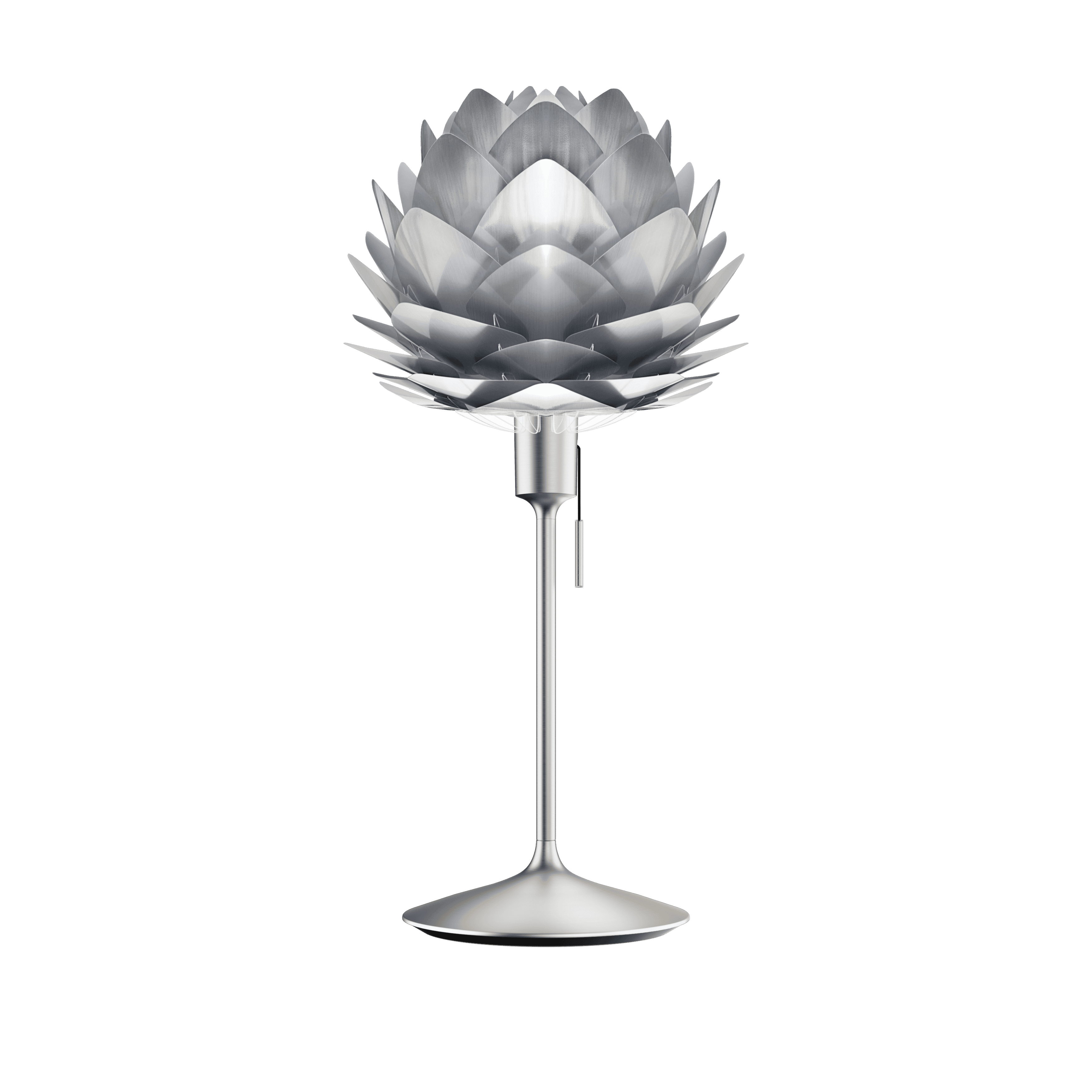 Podstawa lampy stołowej SANTE TABLE srebrny – mosiądz, Umage