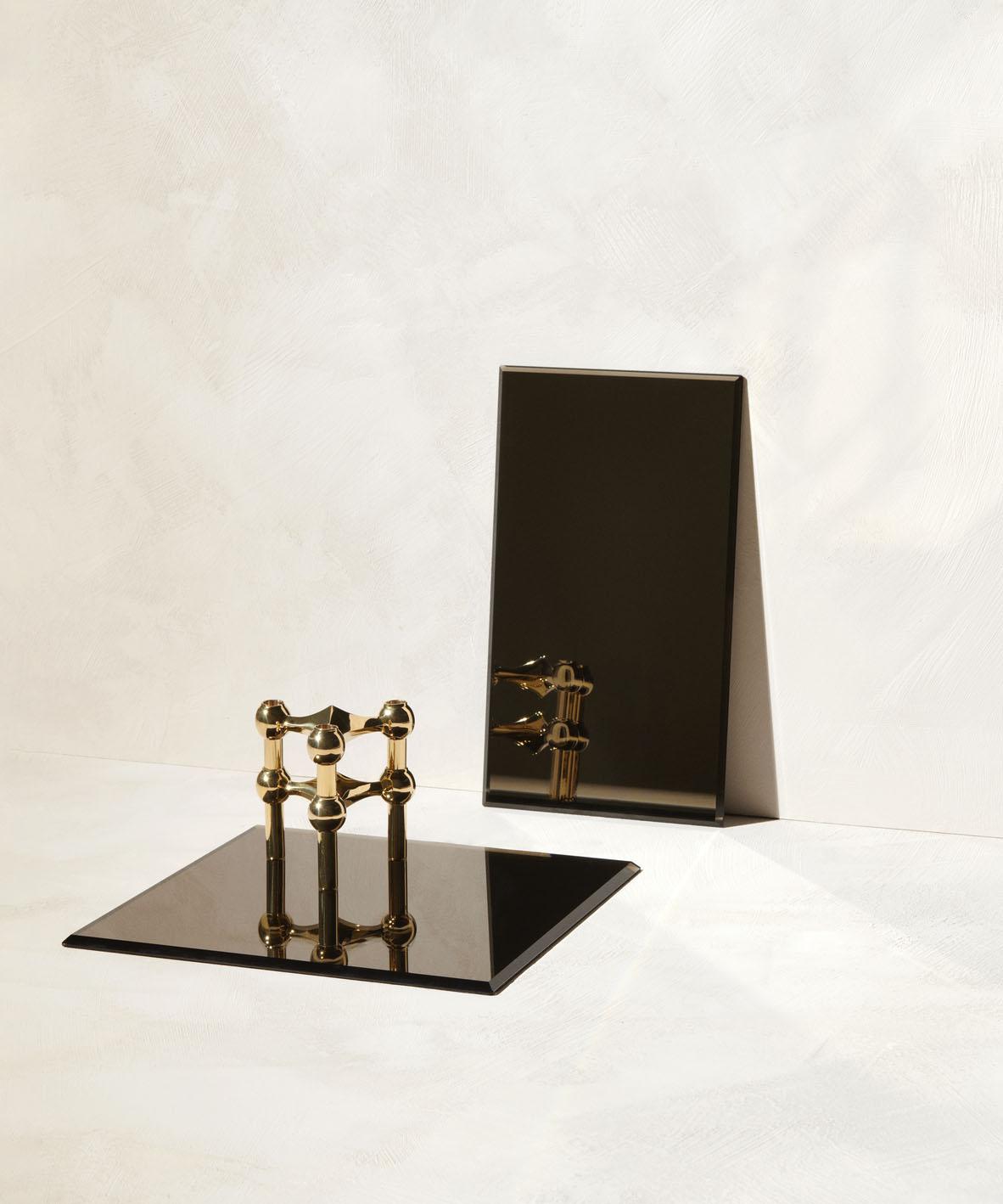 Podstawa szklana STOFF NAGEL przydymiony brąz Stoff Nagel Eye on Design