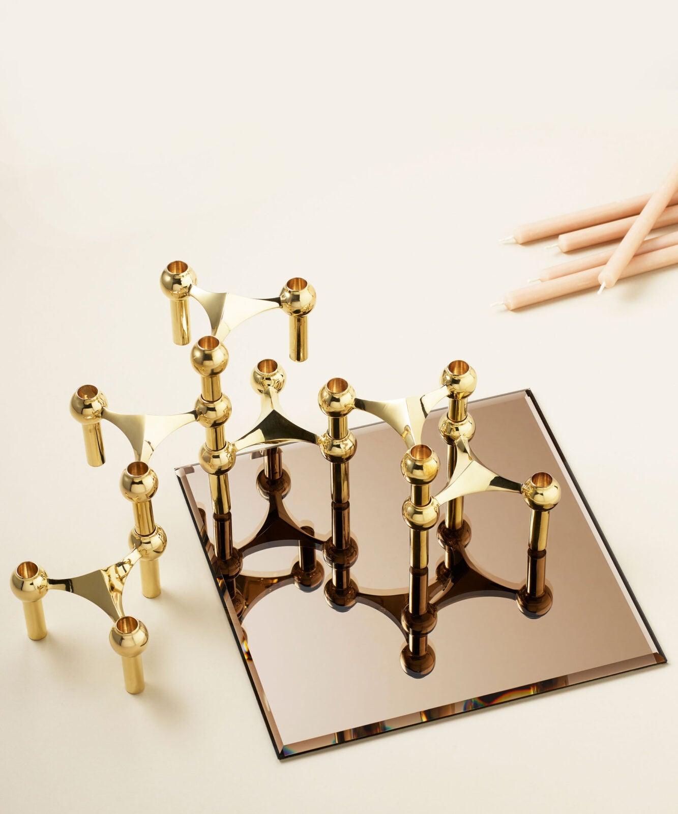 Podstawa szklana STOFF NAGEL przydymiony brąz Stoff Nagel Eye on Design