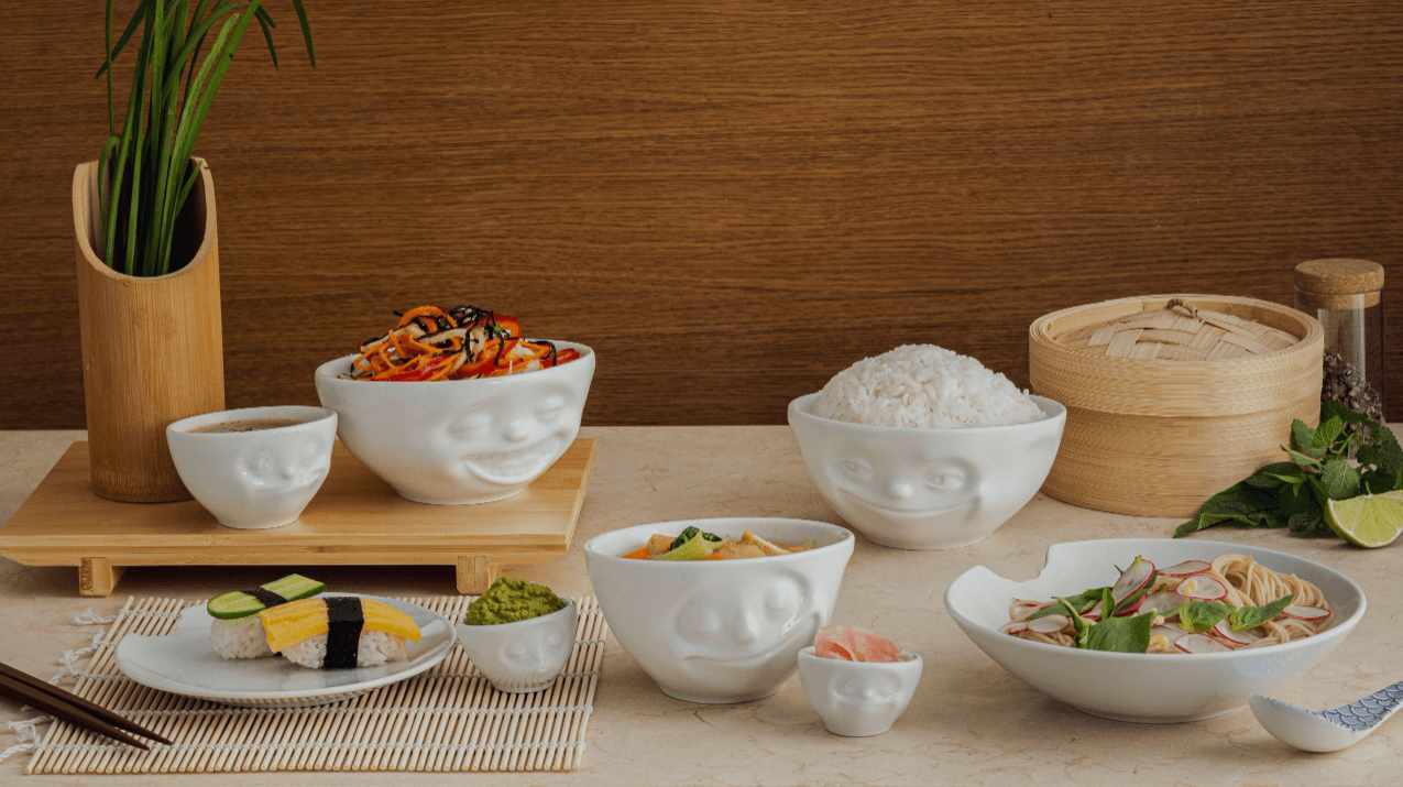 Podstawki do jajek KISSING & DREAMY biały 58products Eye on Design