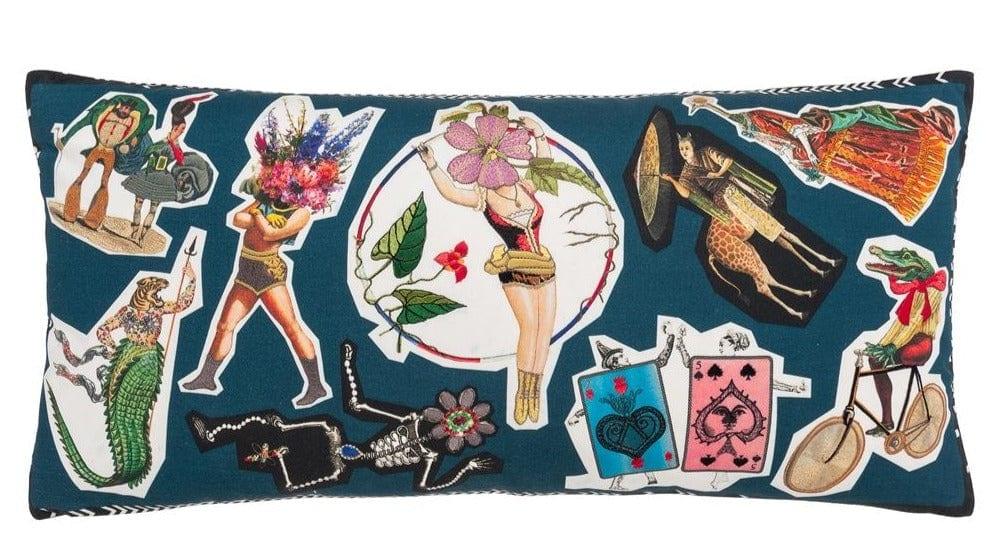 Poduszka dwustronna CIRCUS MULTICOLORE bawełniana satyna Christian Lacroix Eye on Design